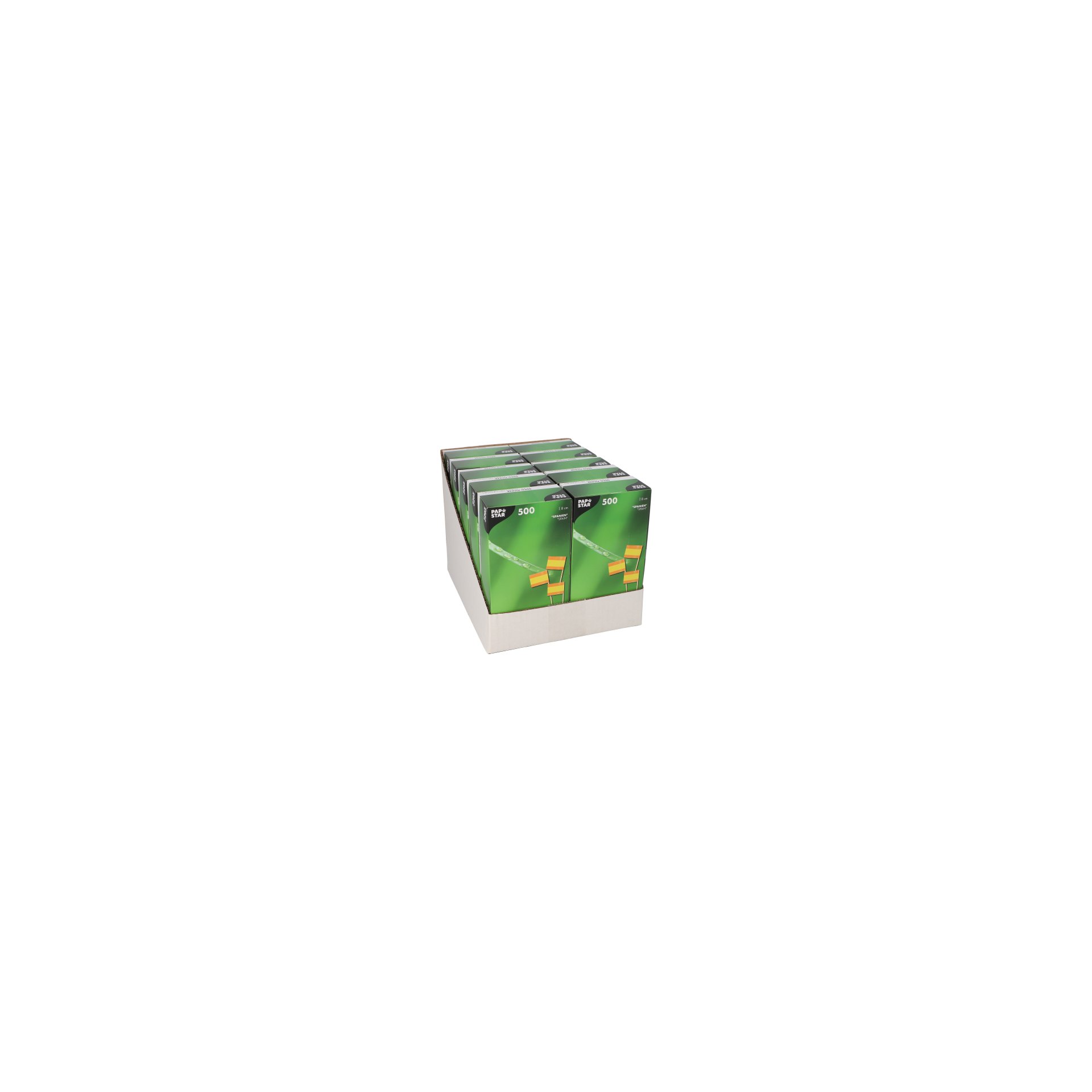 papstar-16639-deko-picker-8cm-spanien-4 Deko-Picker 8 cm "Spanien"