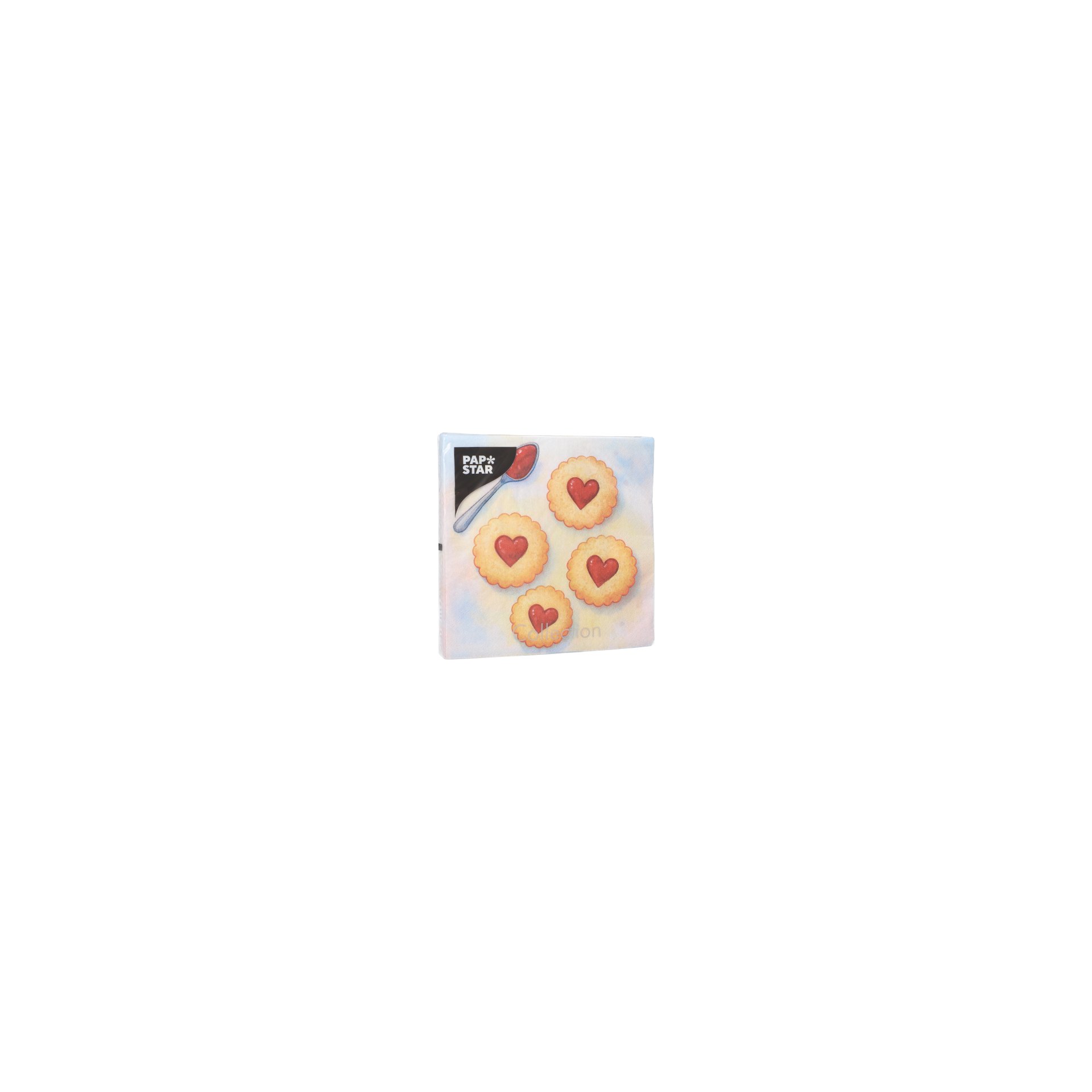 Servietten, 3-lagig 1/4-Falz 33 cm x 33 cm "Lovely Baking" Servietten, 3-lagig 1/4-Falz 33 cm x 33 cm "Lovely Baking"