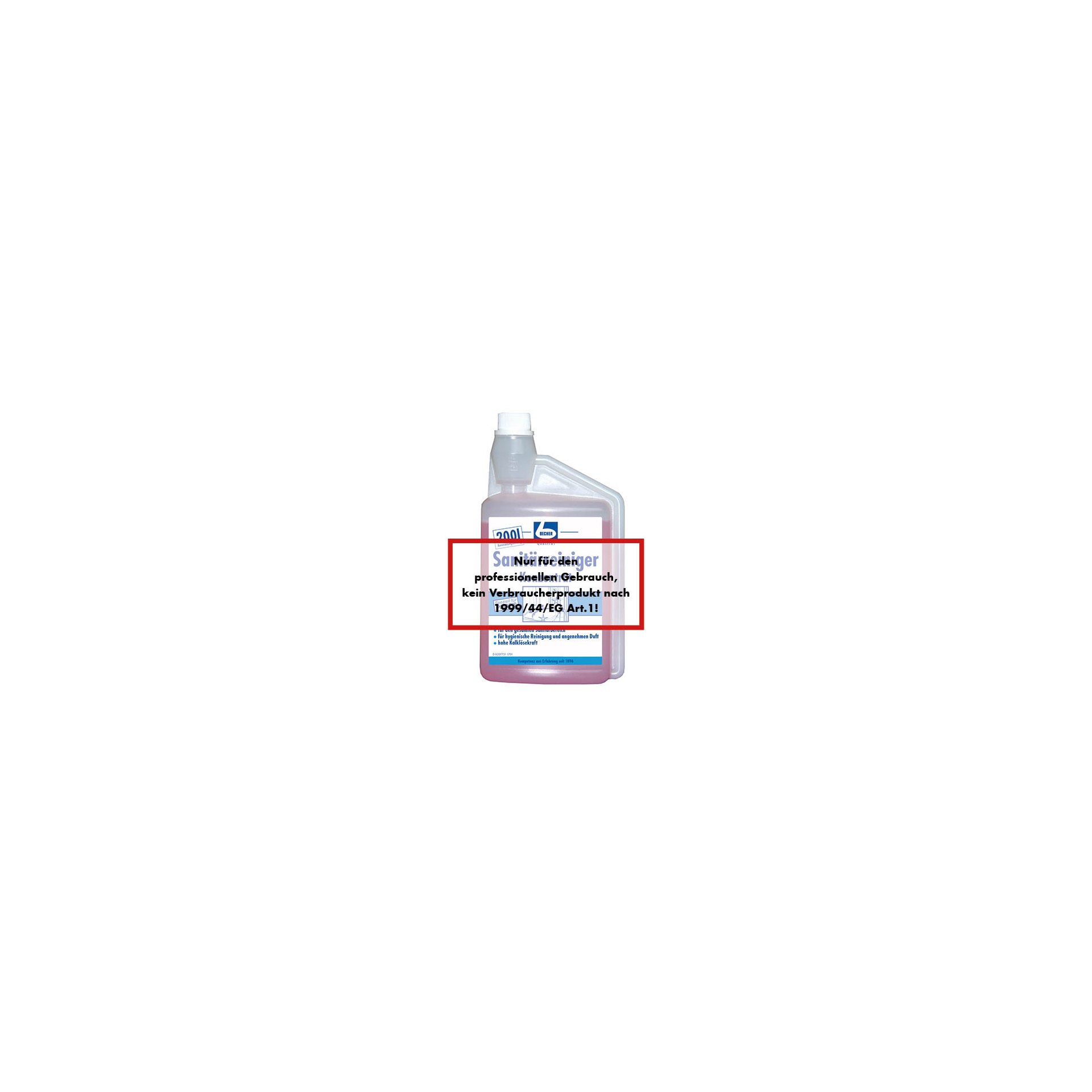 "Dr. Becher" Sanitärreiniger Konzentrat 1 l Dosierflasche "Dr. Becher" Sanitärreiniger Konzentrat 1 l Dosierflasche