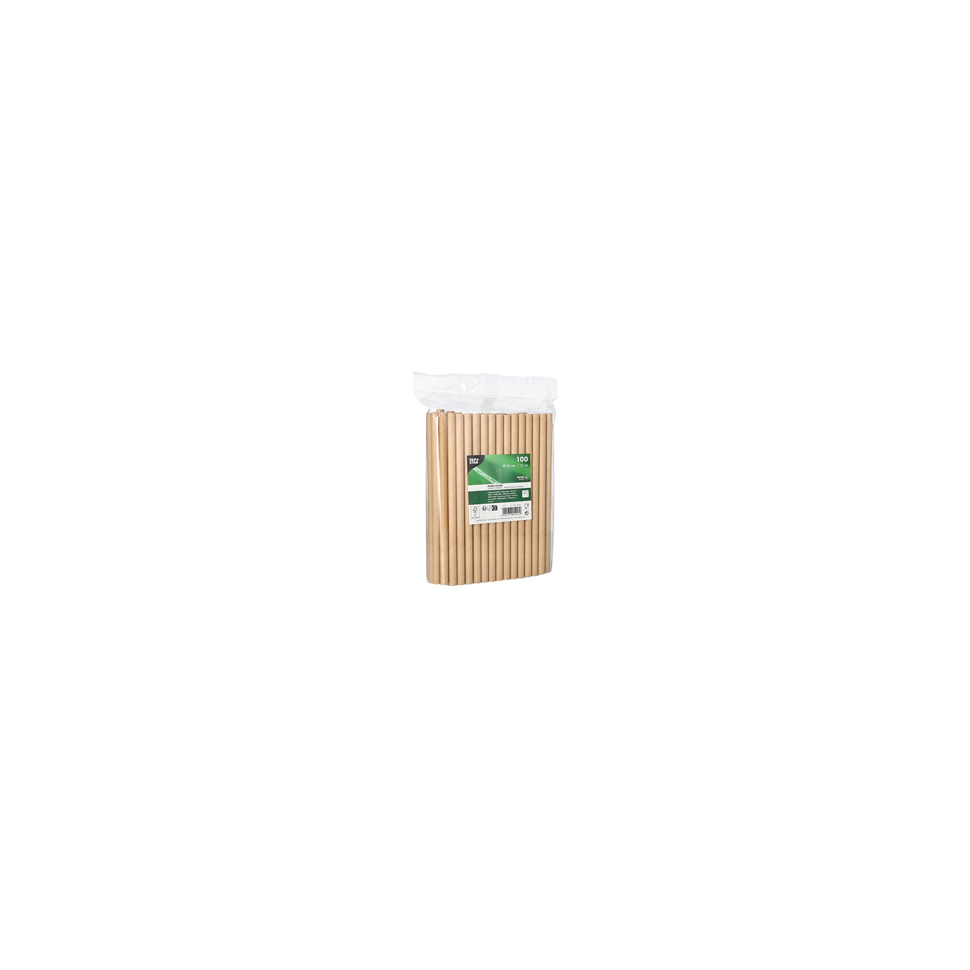 Shake-Halme Papier Ø 10 mm · 21 cm braun