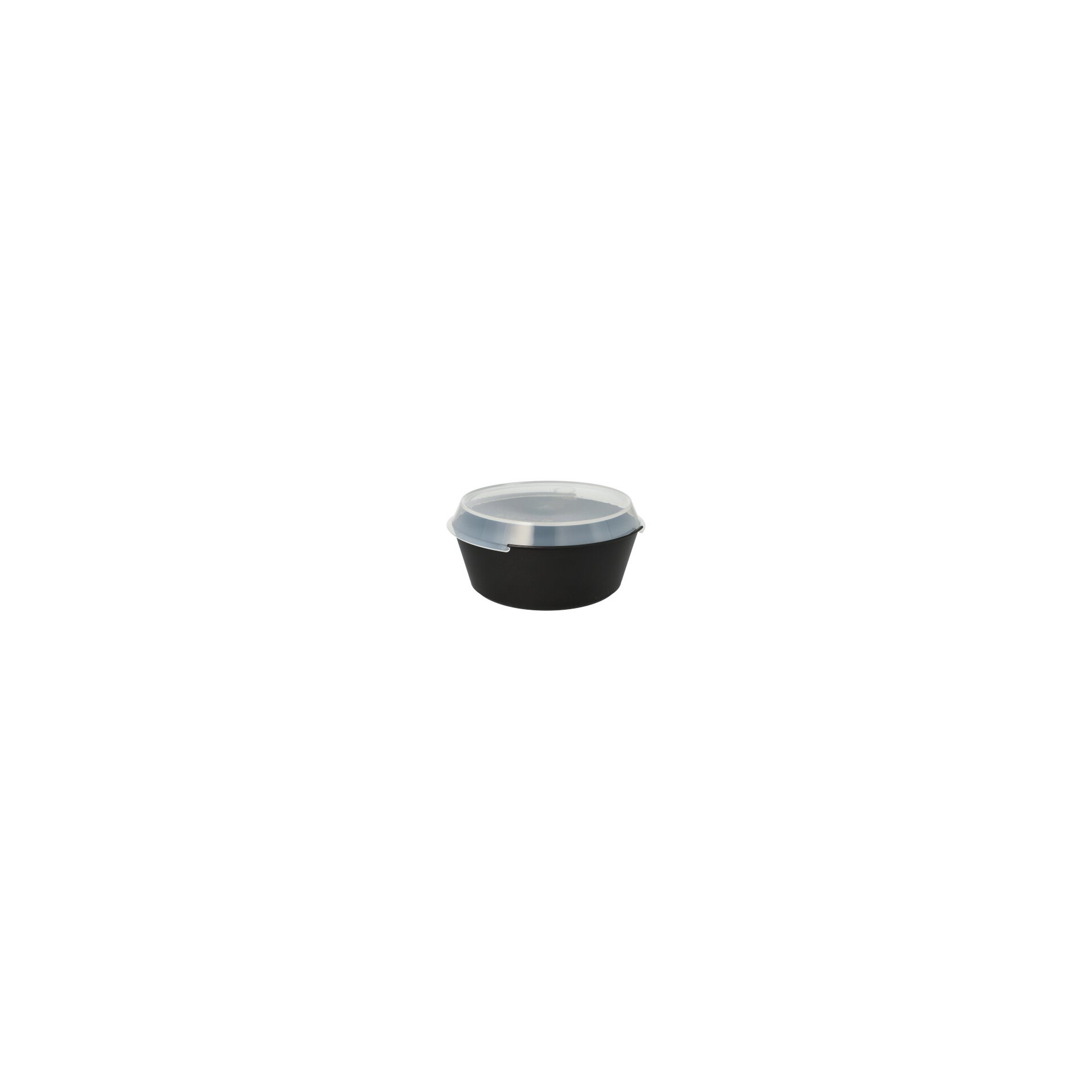 "Circulware" Mehrweg-Schalen Mix & Match rund 1200 ml Ø 18,3 cm · 6,9 cm schwarz