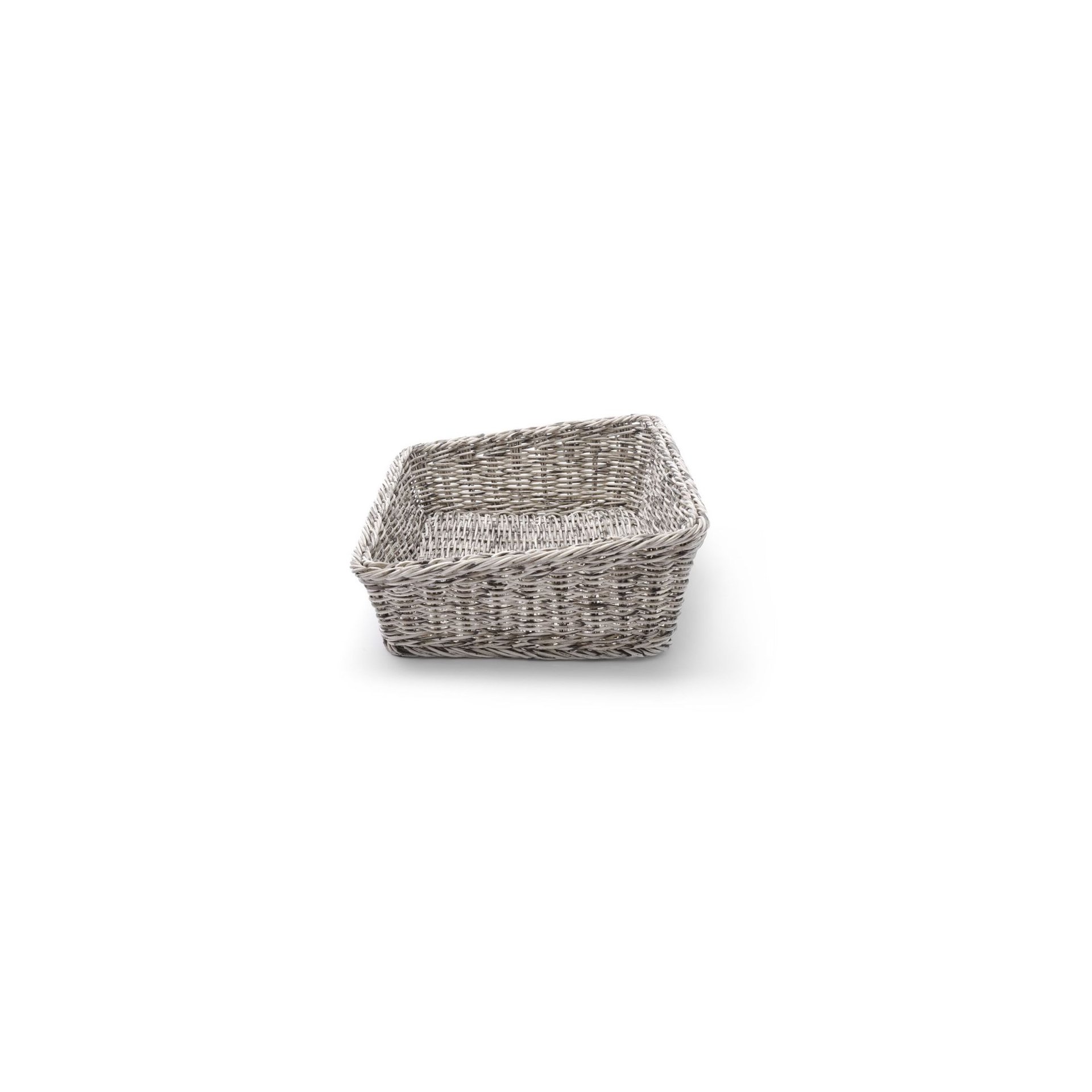 Brotkorb, abgeschrägt, Hellgrau, 400x300x(H)120mm