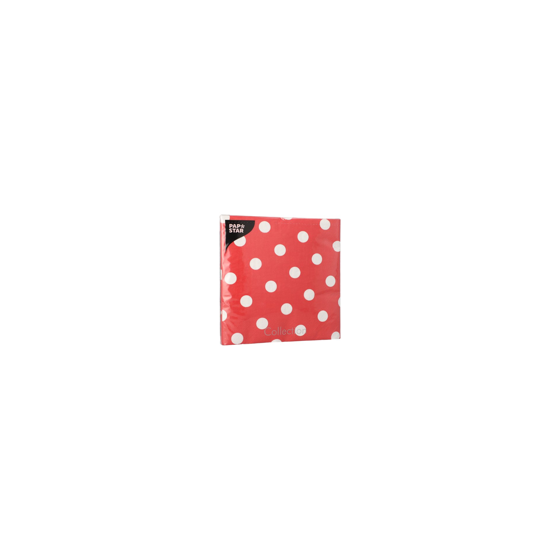 Servietten, 3-lagig 1/4-Falz 40 cm x 40 cm rot "Dots" Servietten, 3-lagig 1/4-Falz 40 cm x 40 cm rot "Dots"