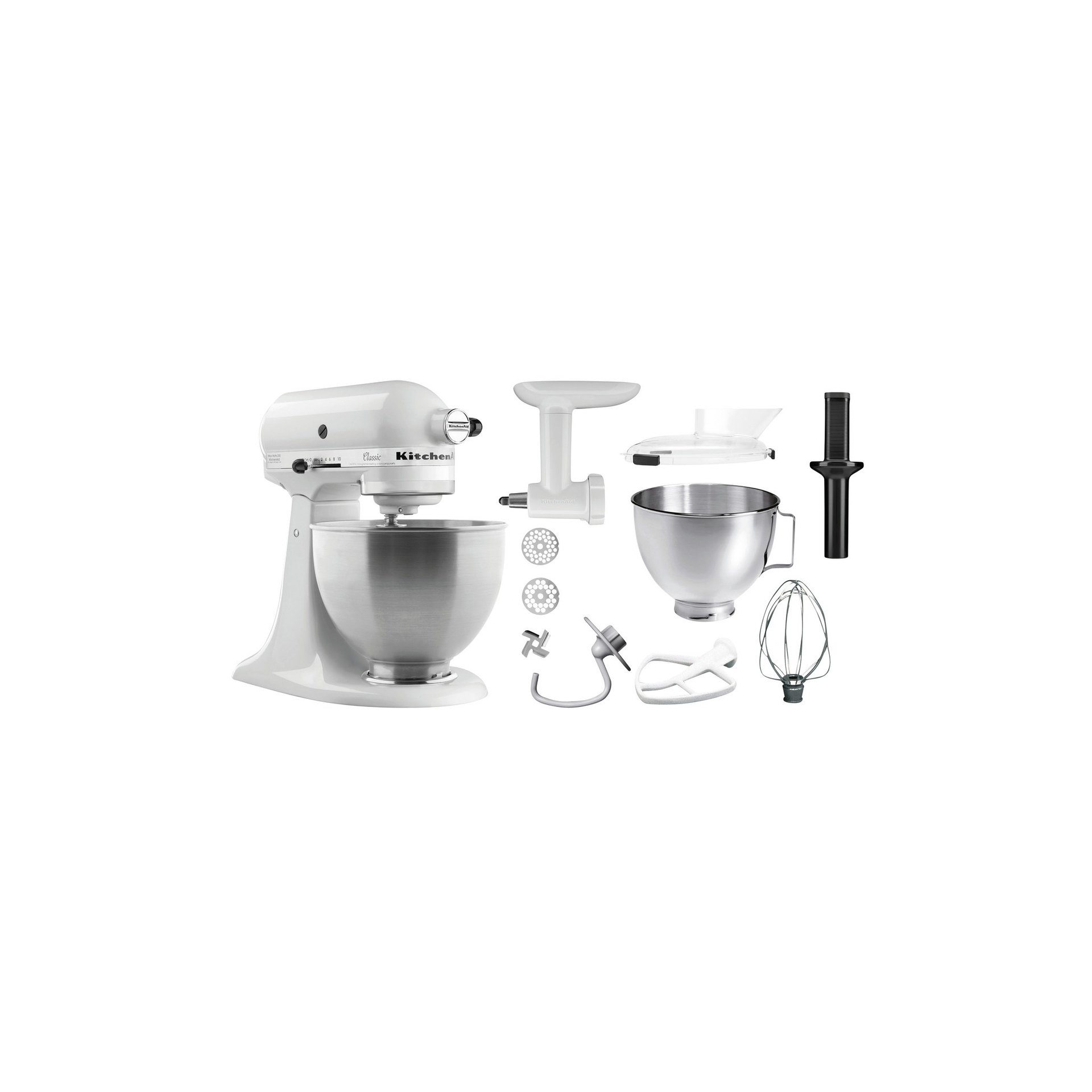 KitchenAid 5K45SSEWH, weiß, 4,28L