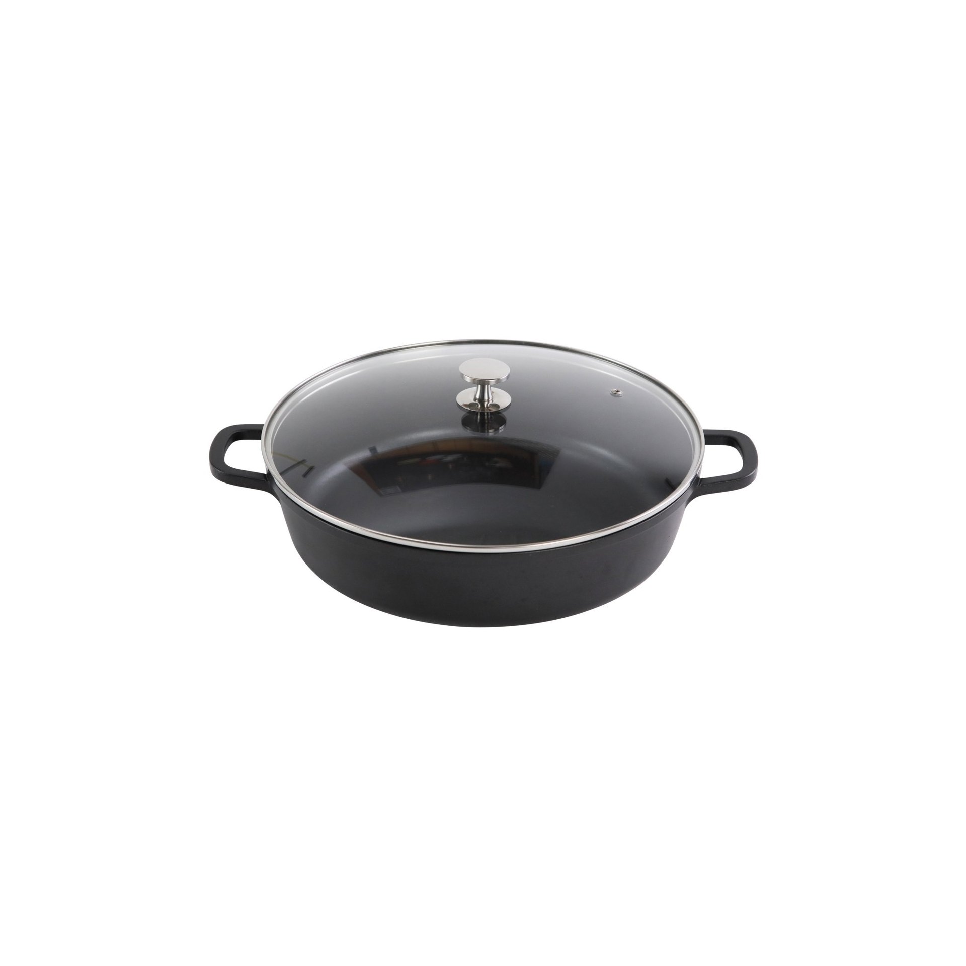 AluChef® Bräter, rund 32 cm / schwarz AluChef® Bräter, rund 32 cm / schwarz