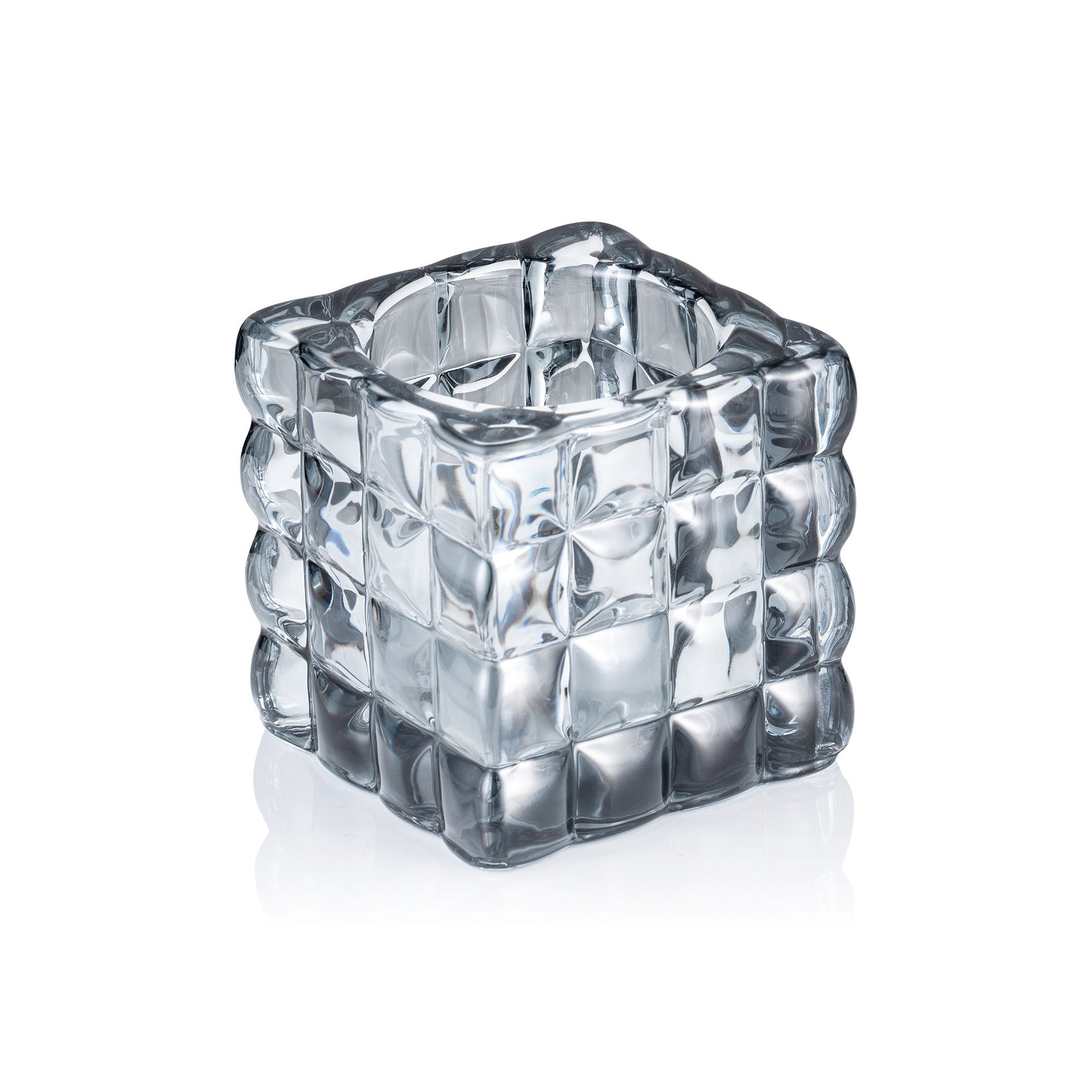 Cube Smoke Grey YUYU, 8 x 8 x 8 cm