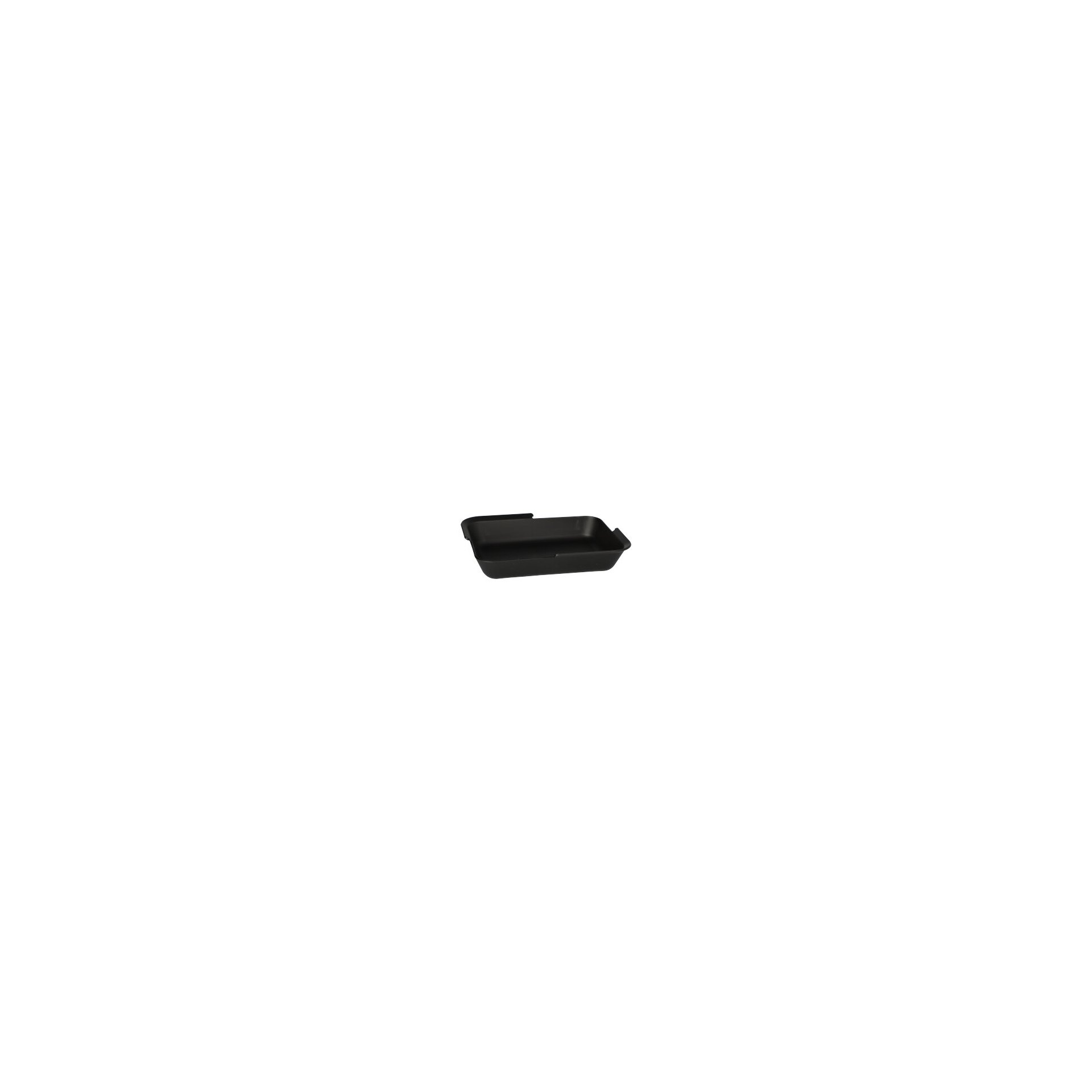 "Circulware" Mehrweg-Schalen Mix & Match eckig 3 cm x 15,6 cm x 11,7 cm schwarz