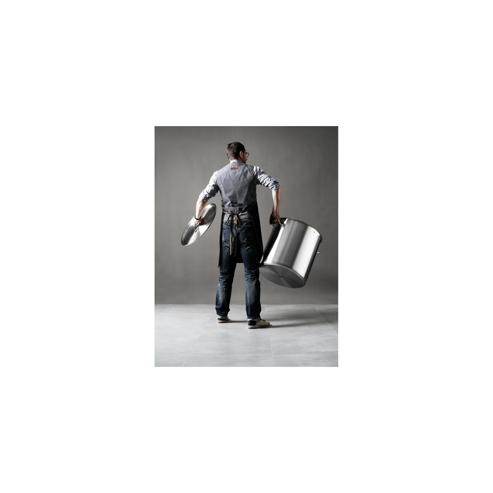 Hoher Schmortopf – mit Deckel, Budget Line, 98L, ⌀500x(H)500mm Hoher Schmortopf – mit Deckel, Budget Line, 98L, ⌀500x(H)500mm
