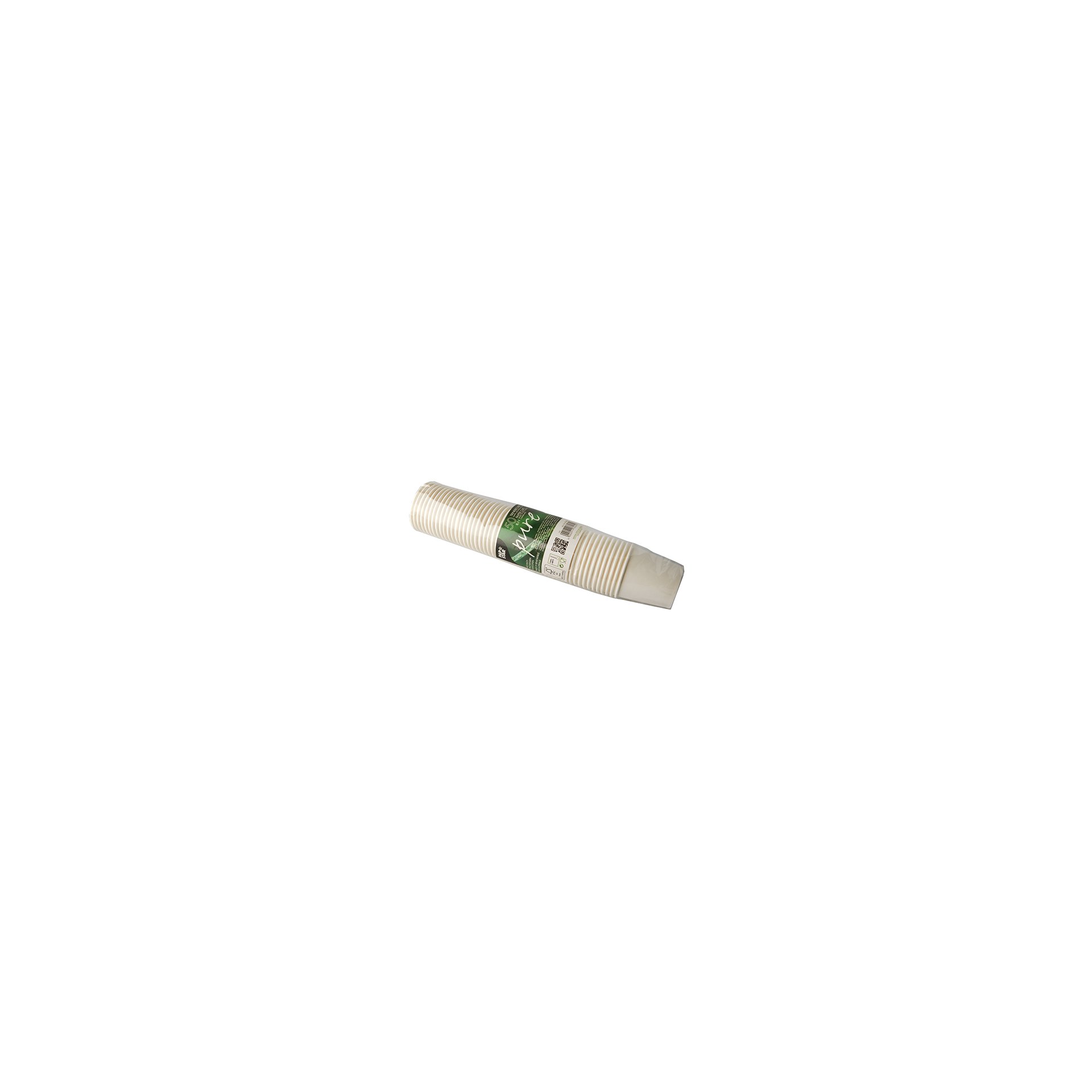Trinkbecher, Pappe 0,1 l Ø 6,3 cm · 6 cm weiss Trinkbecher, Pappe 0,1 l Ø 6,3 cm · 6 cm weiss