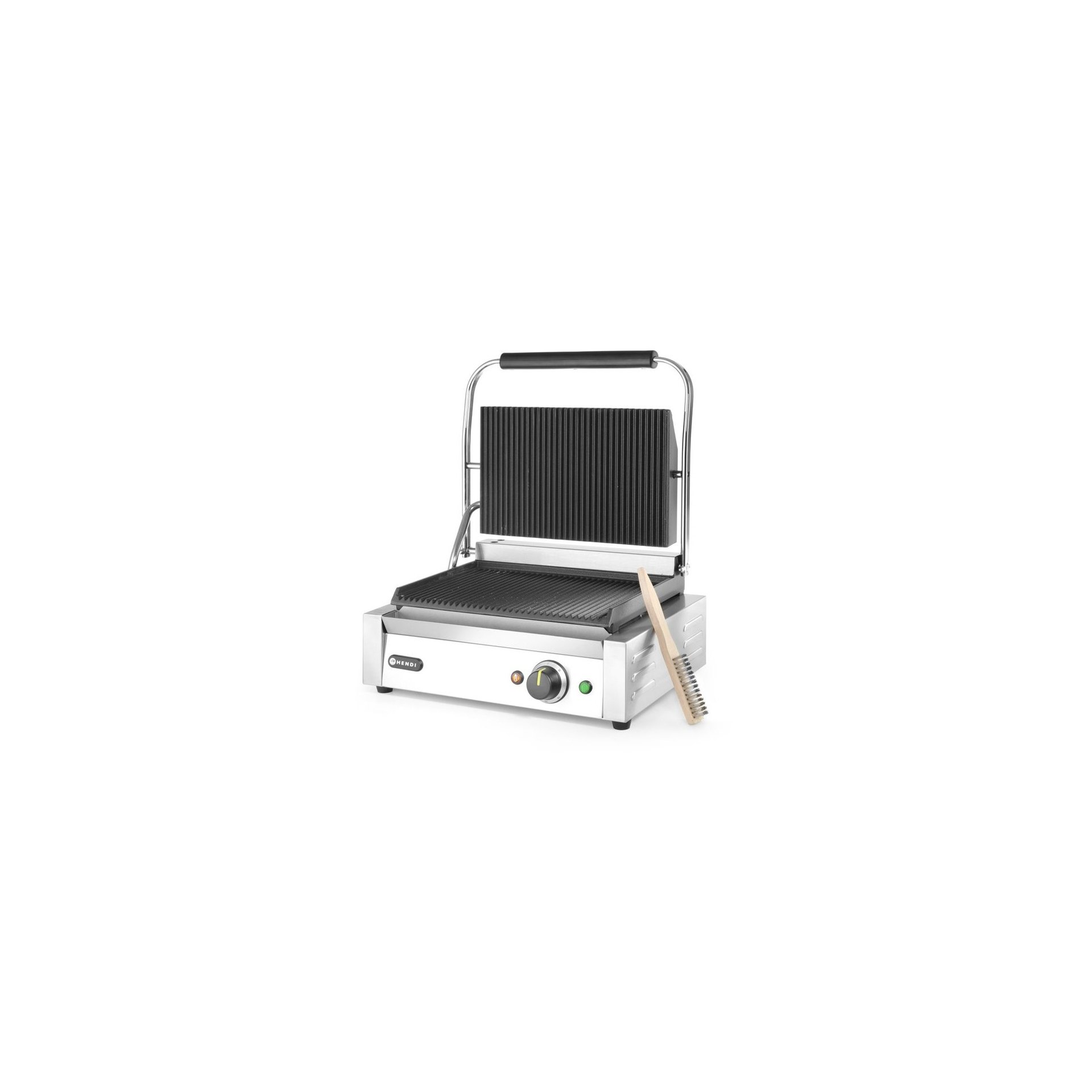 Kontaktgrill - Panini, oben und unten gerillt, 230V/2200W, 430x375x(H)216mm