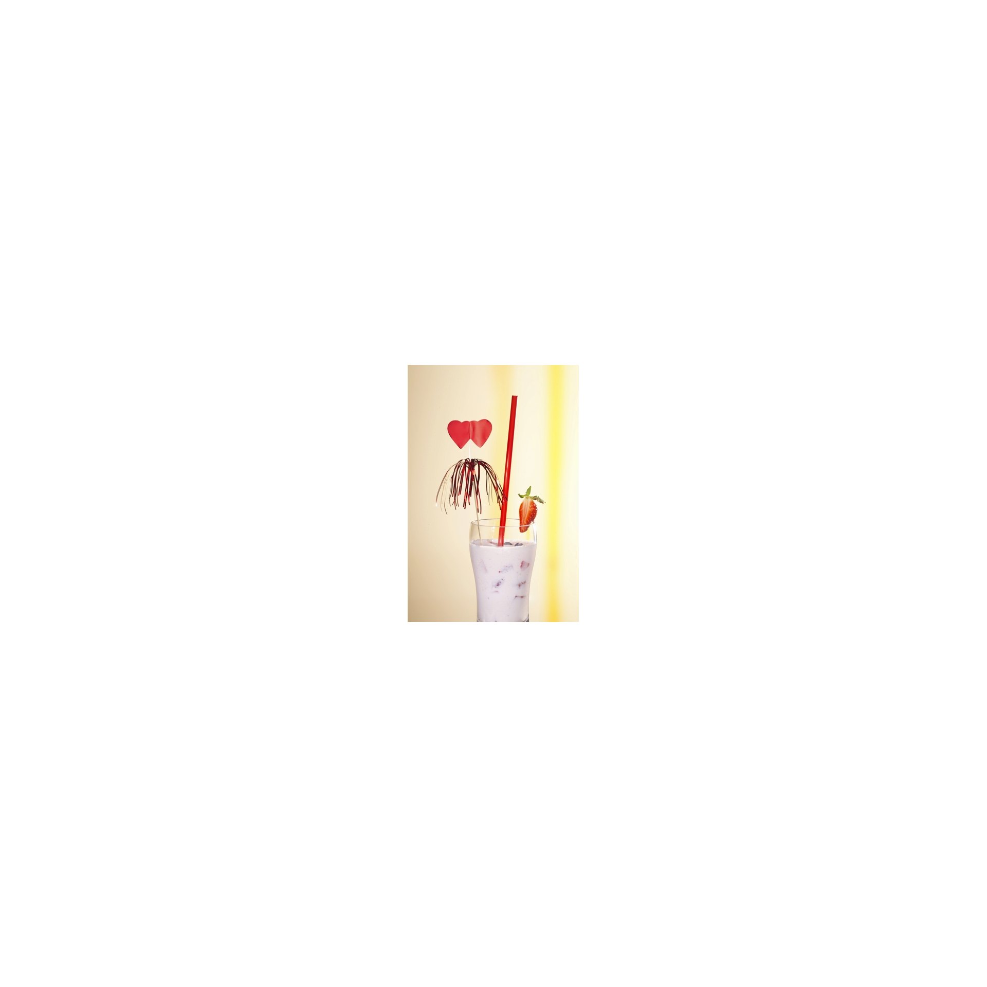 Deko-Picker 22 cm rot "Amore"