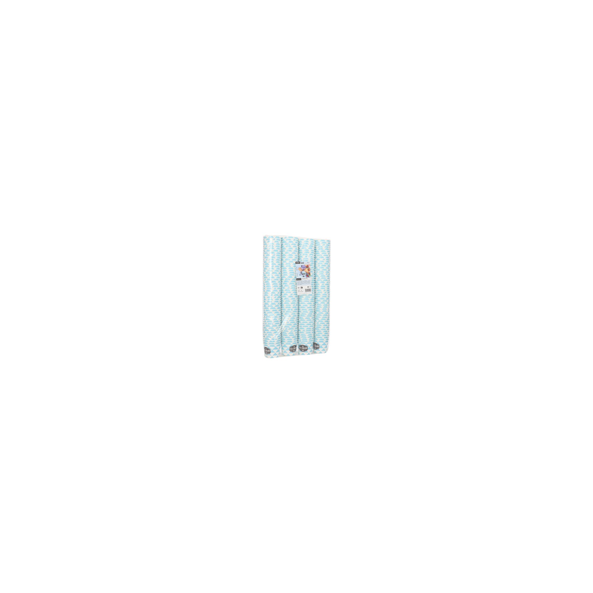 Eisbecher, Pappe rund 100 ml Ø 7 cm · 5,3 cm "Früchte"