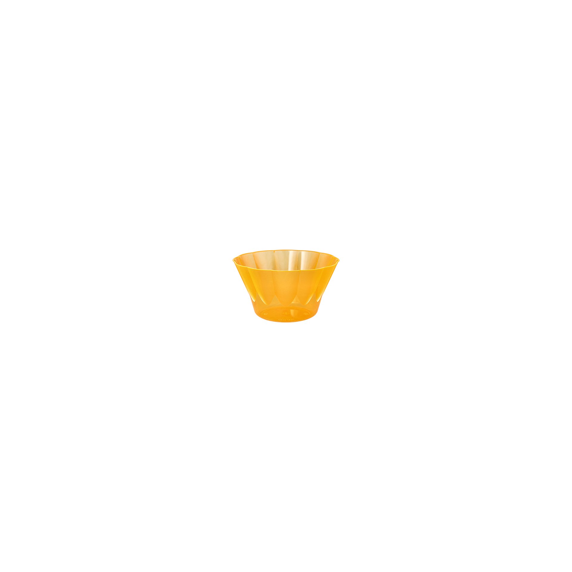 Eis- und Dessertschalen, PS rund 500 ml Ø 13 cm · 7,5 cm orange