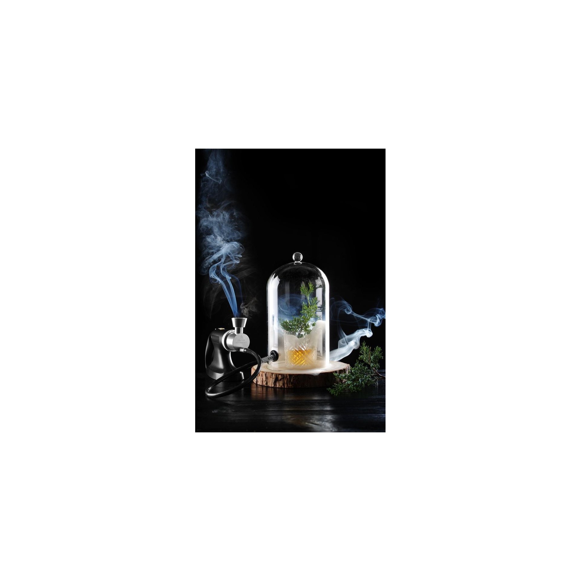 Glasglosche mit Lüftungsöffnung, Cocktail-Glosche, ⌀130x(H)282mm