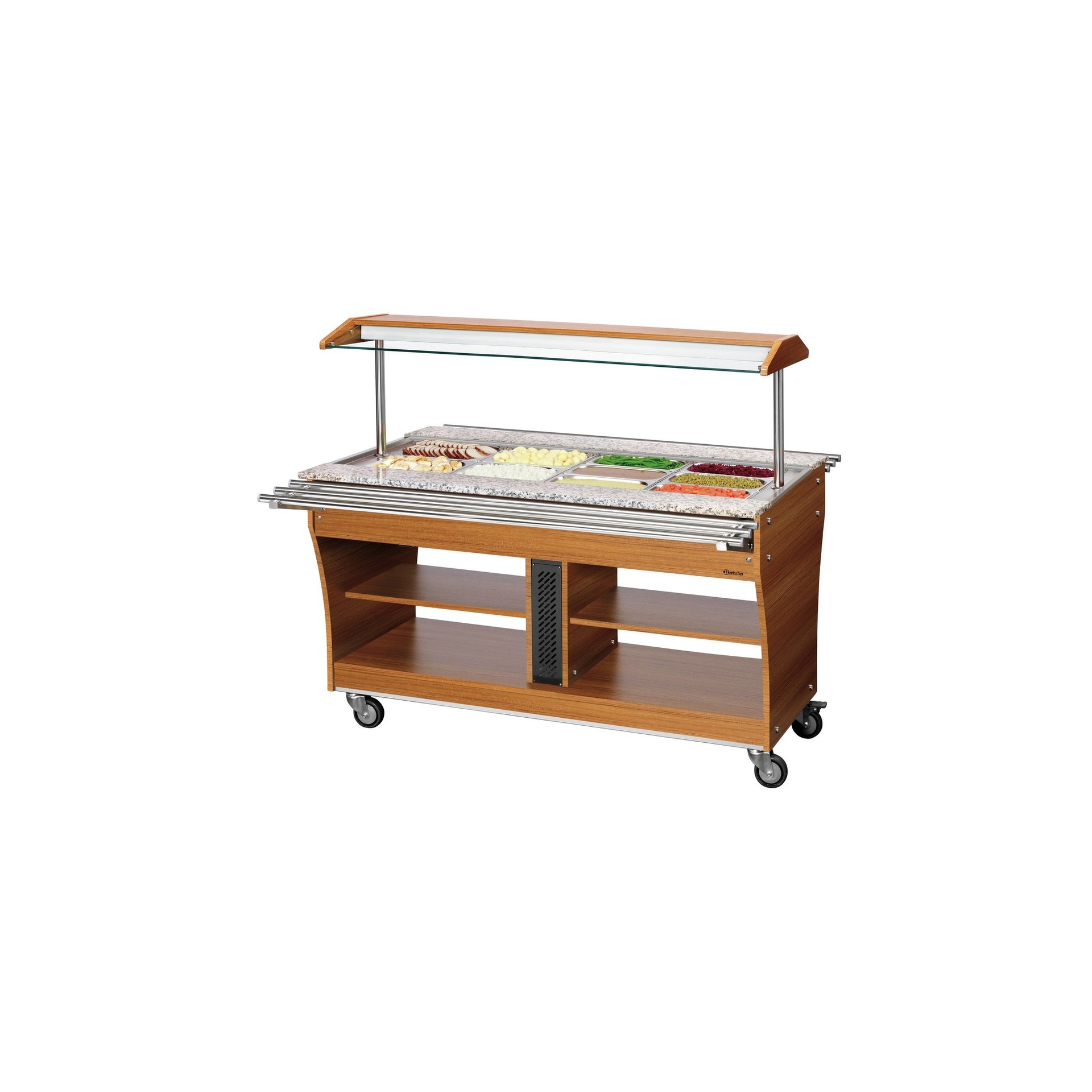 Buffetwagen, warm, 4x 1/1GN