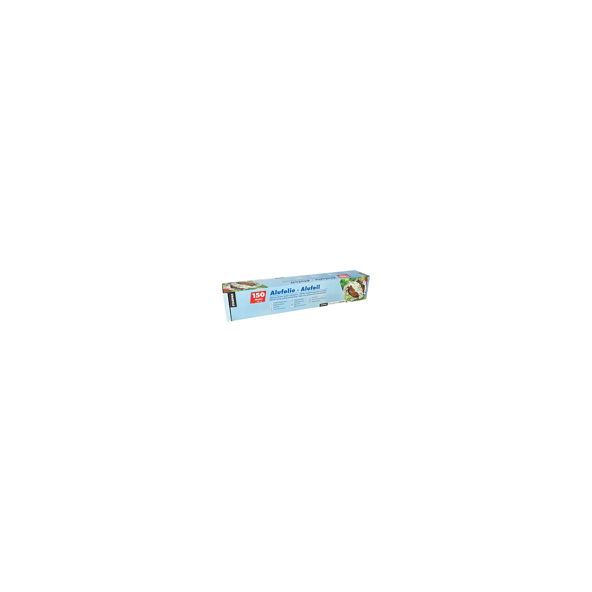 Alufolie 150 m x 45 cm in Faltschachtel