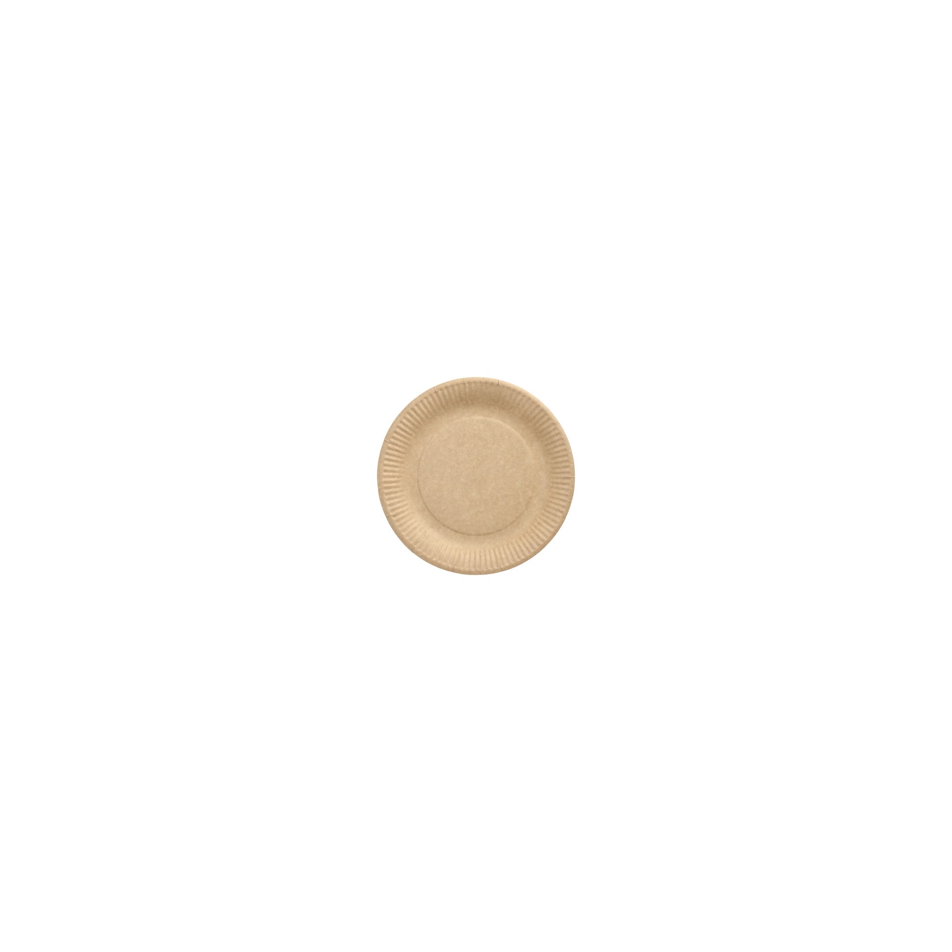Teller, Pappe "pure" rund Ø 23 cm braun Teller, Pappe "pure" rund Ø 23 cm braun