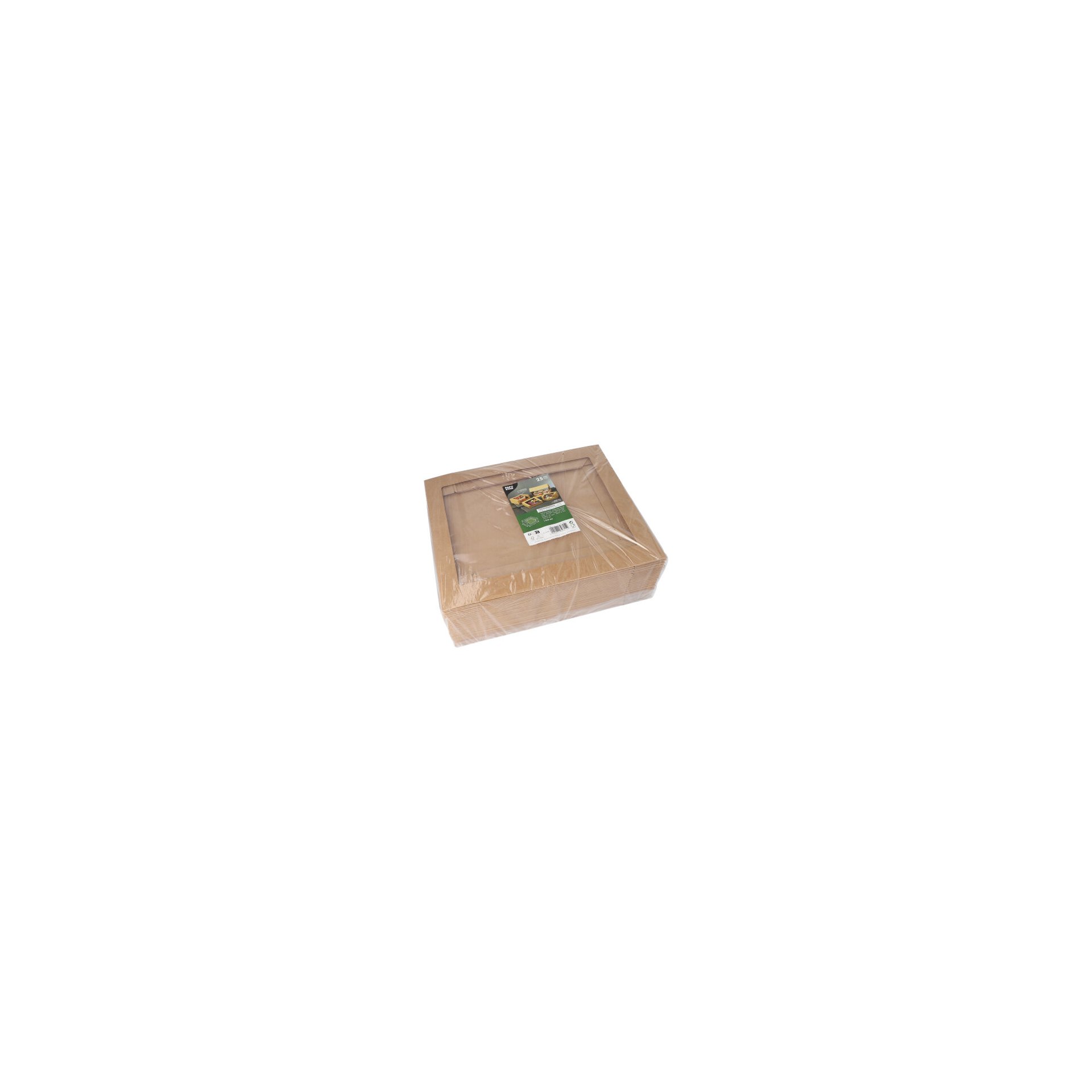 Tortenkartons mit Deckel eckig 5,5 cm x 30 cm x 30 cm mit Sichtfenster aus PLA Tortenkartons mit Deckel eckig 5,5 cm x 30 cm x 30 cm mit Sichtfenster aus PLA