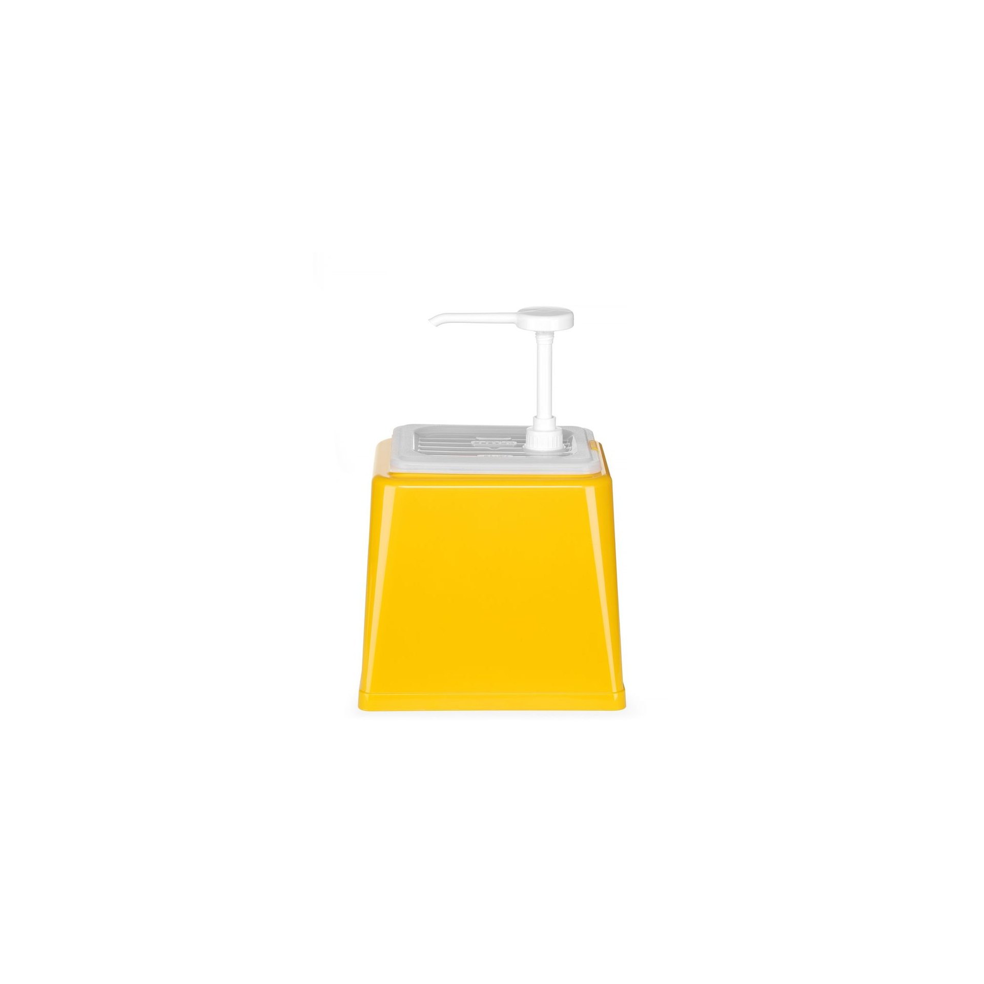 Pump-Saucenspender, 2,5L, Gelb, 230x210x(H)327mm