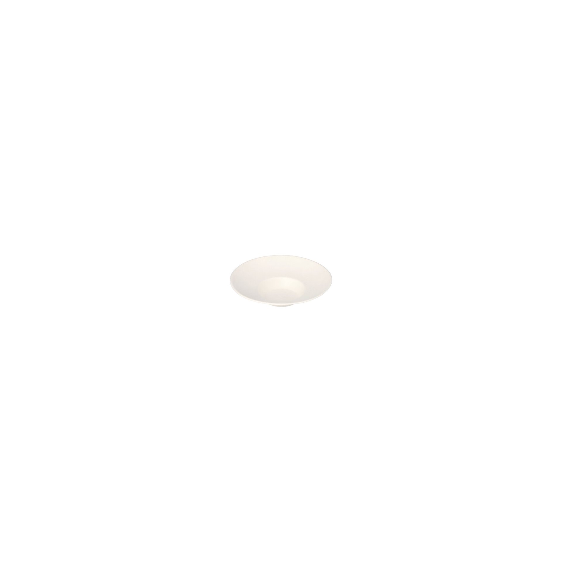Teller Zuckerrohr "pure" rund Ø 14,5 cm · 3,5 cm weiss "Cella"