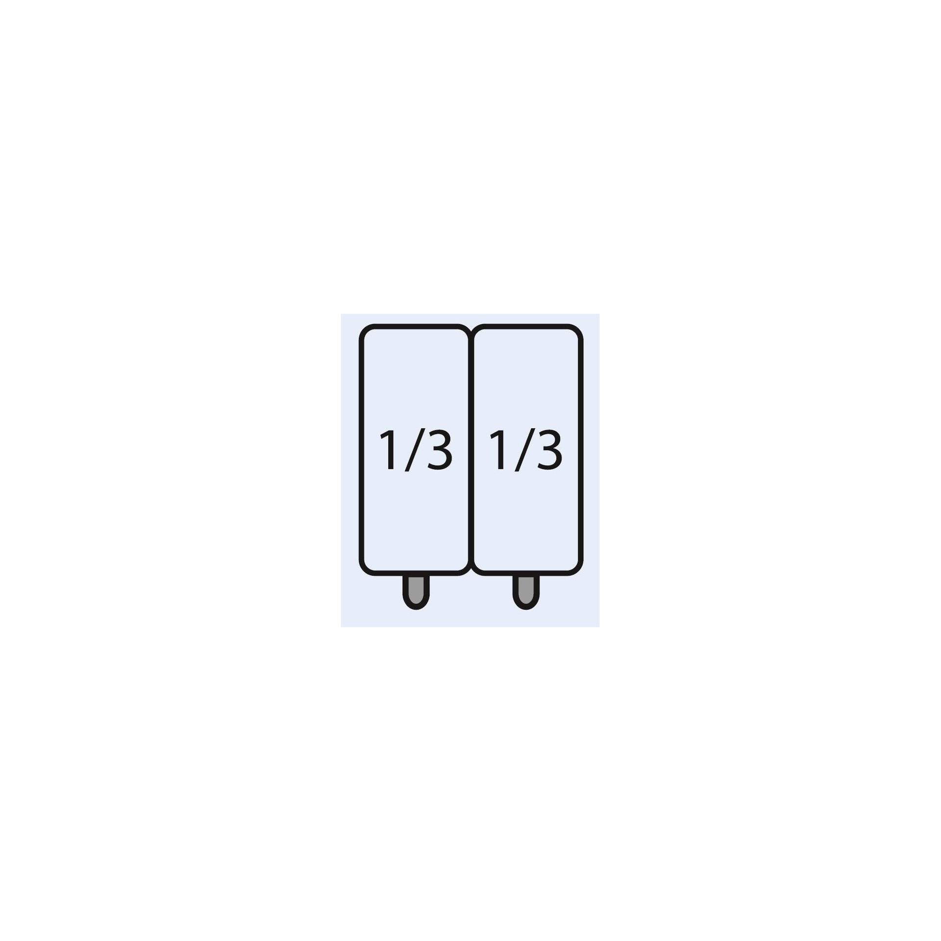 E7/CPCEXC Nudelkorb-Set: 2 x 1/3 GN