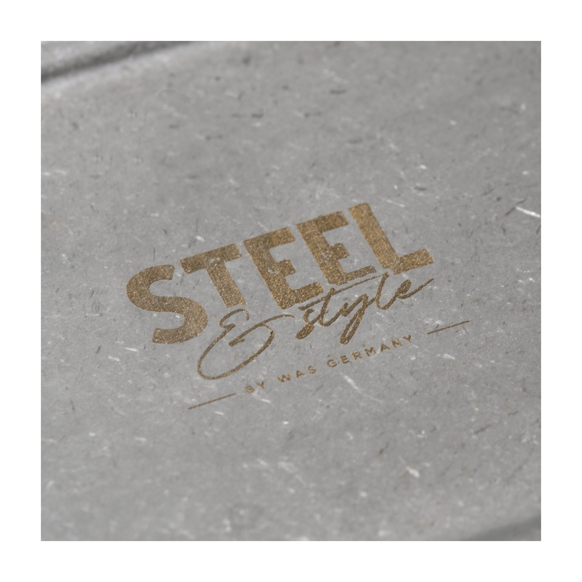 Serviertopf STEEL & STYLE, mit 2 Messinggriffen, 310 ml, Ø 9 cm