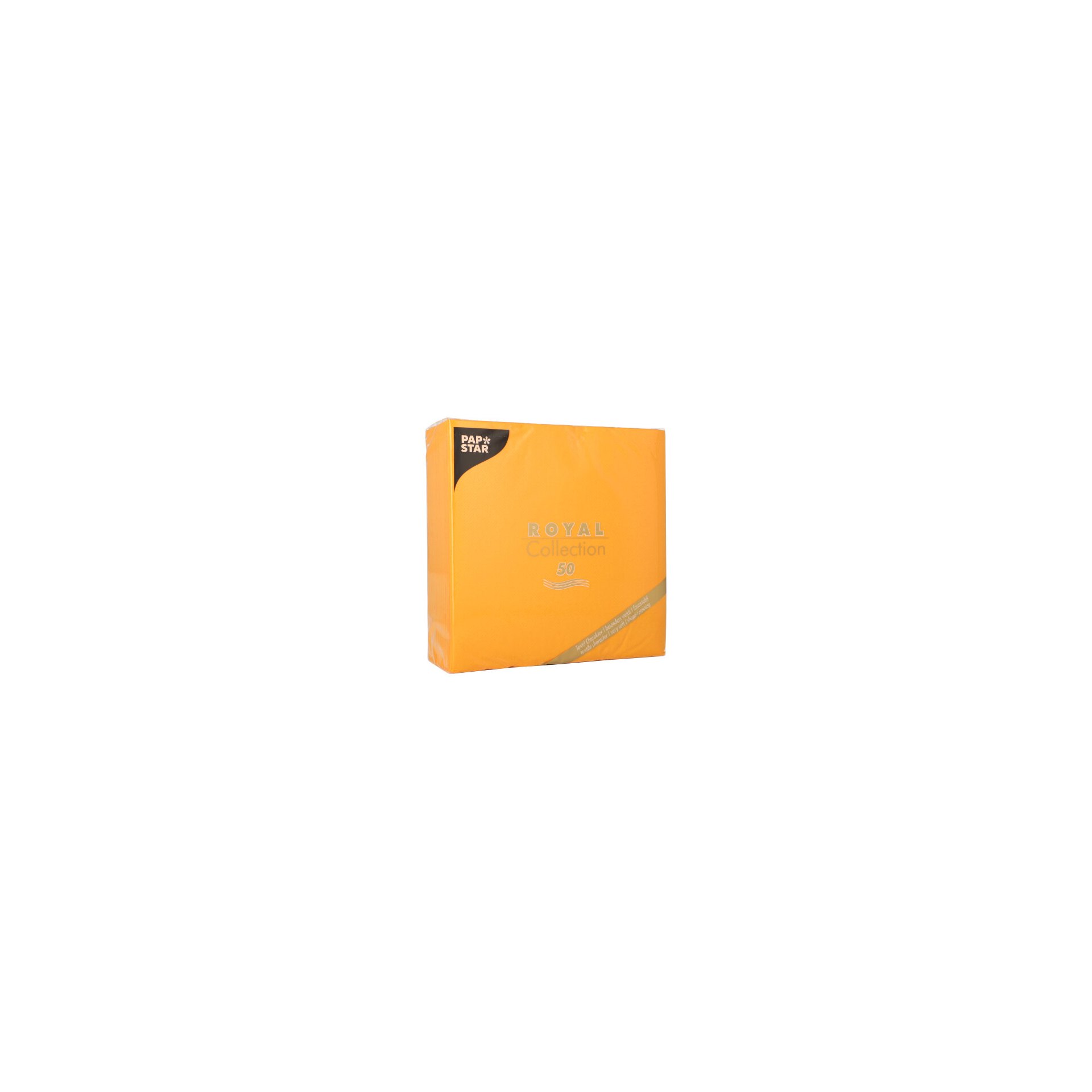 Servietten "ROYAL Collection" 1/4-Falz 40 cm x 40 cm orange Servietten "ROYAL Collection" 1/4-Falz 40 cm x 40 cm orange