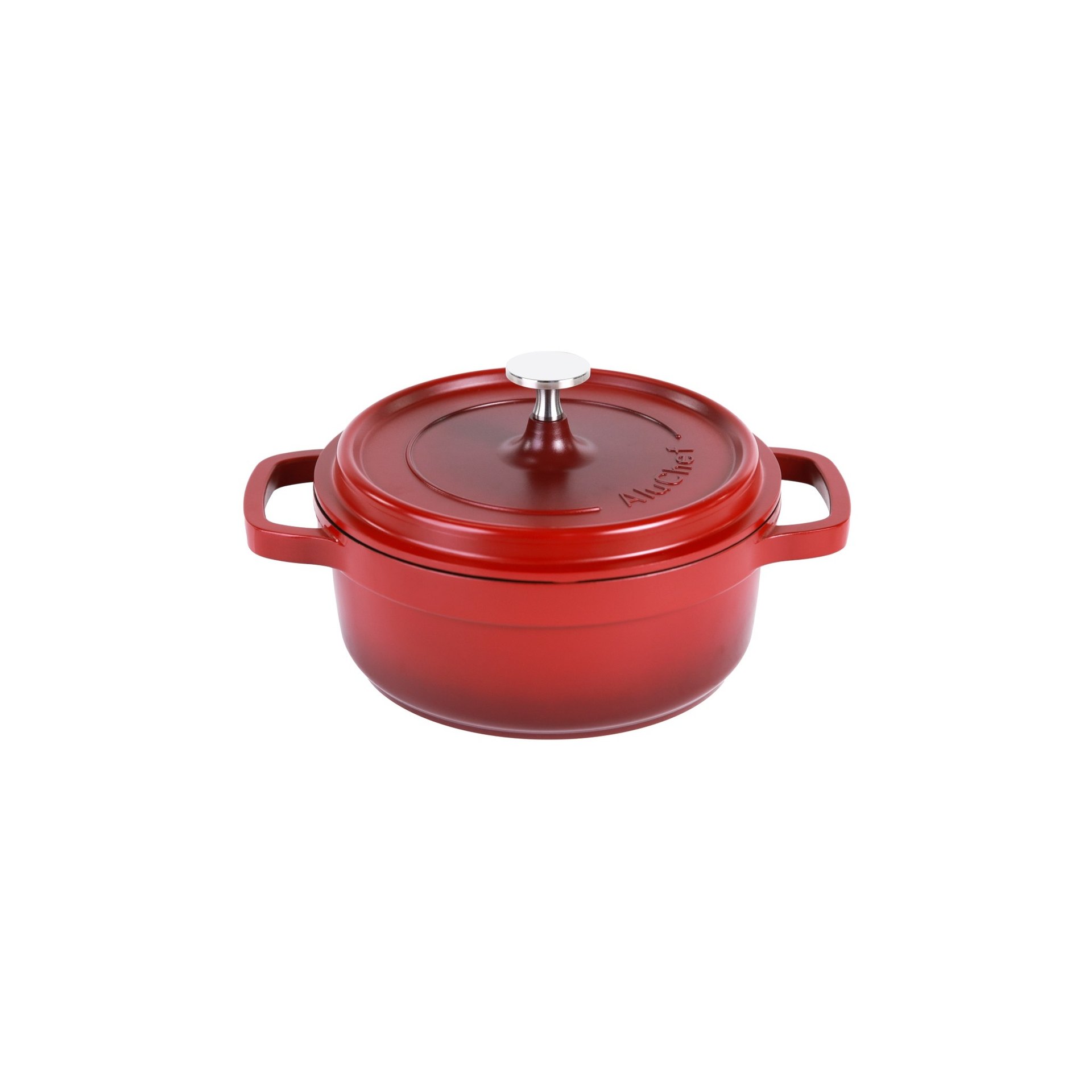 AluChef® Cocotte, rund 20 cm / rot AluChef® Cocotte, rund 20 cm / rot
