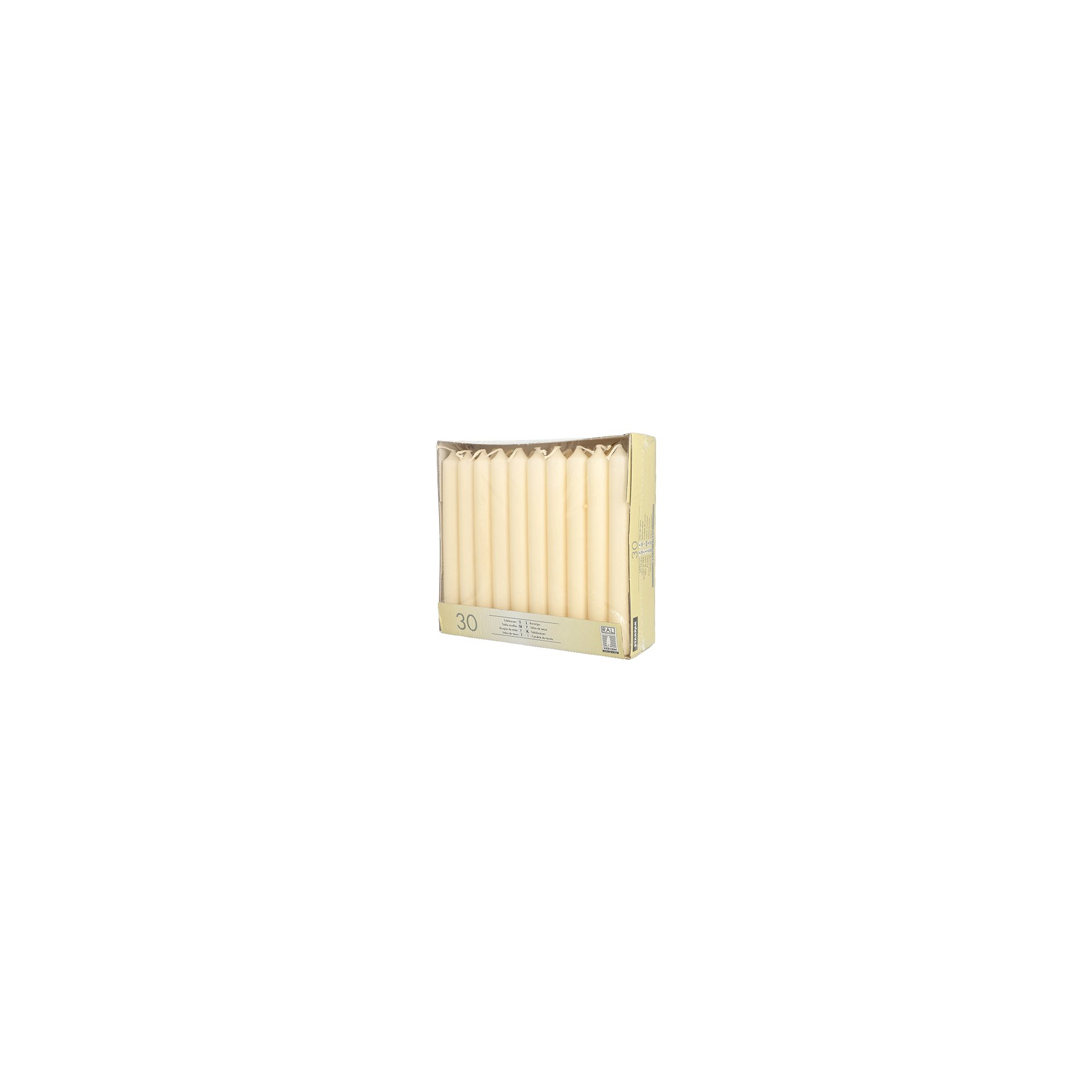 Tafelkerzen Ø 2,1 cm · 19,6 cm creme