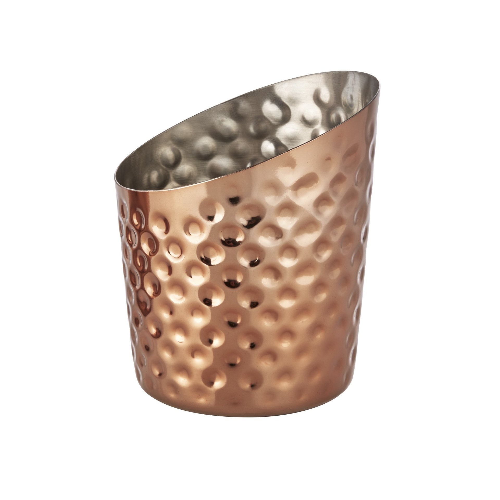 Snackholder, Ø 9 cm, gehämmert, PVD, Chromnickelstahl Snackholder, Ø 9 cm, gehämmert, PVD, Chromnickelstahl