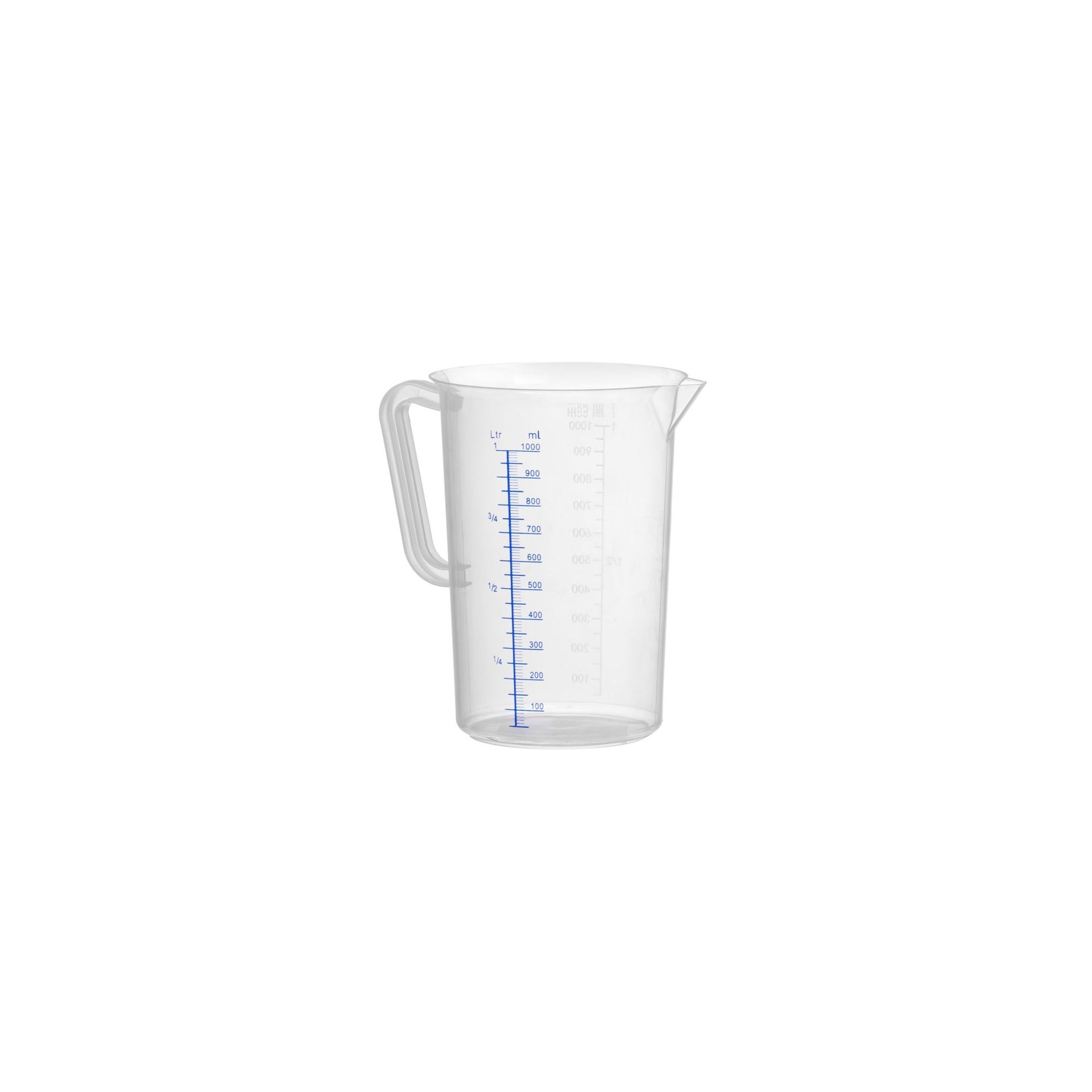 Messbecher, Polyproylen, 1L, ⌀110x(H)170mm Messbecher, Polyproylen, 1L, ⌀110x(H)170mm