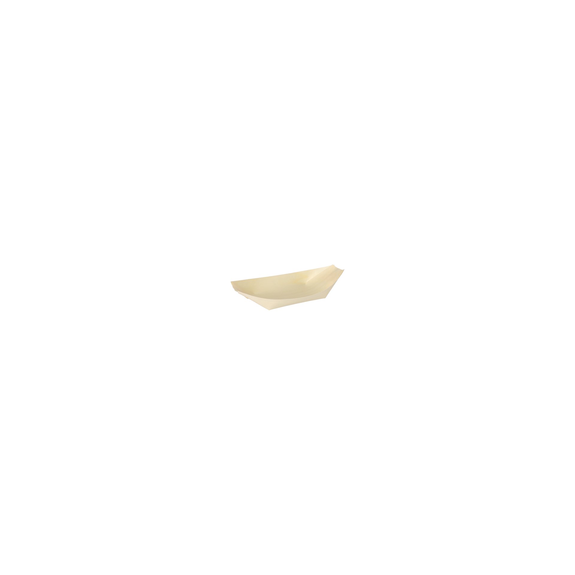 Fingerfood - Schalen, Holz "pure" 19 cm x 10 cm "Schiffchen" Fingerfood - Schalen, Holz "pure" 19 cm x 10 cm "Schiffchen"