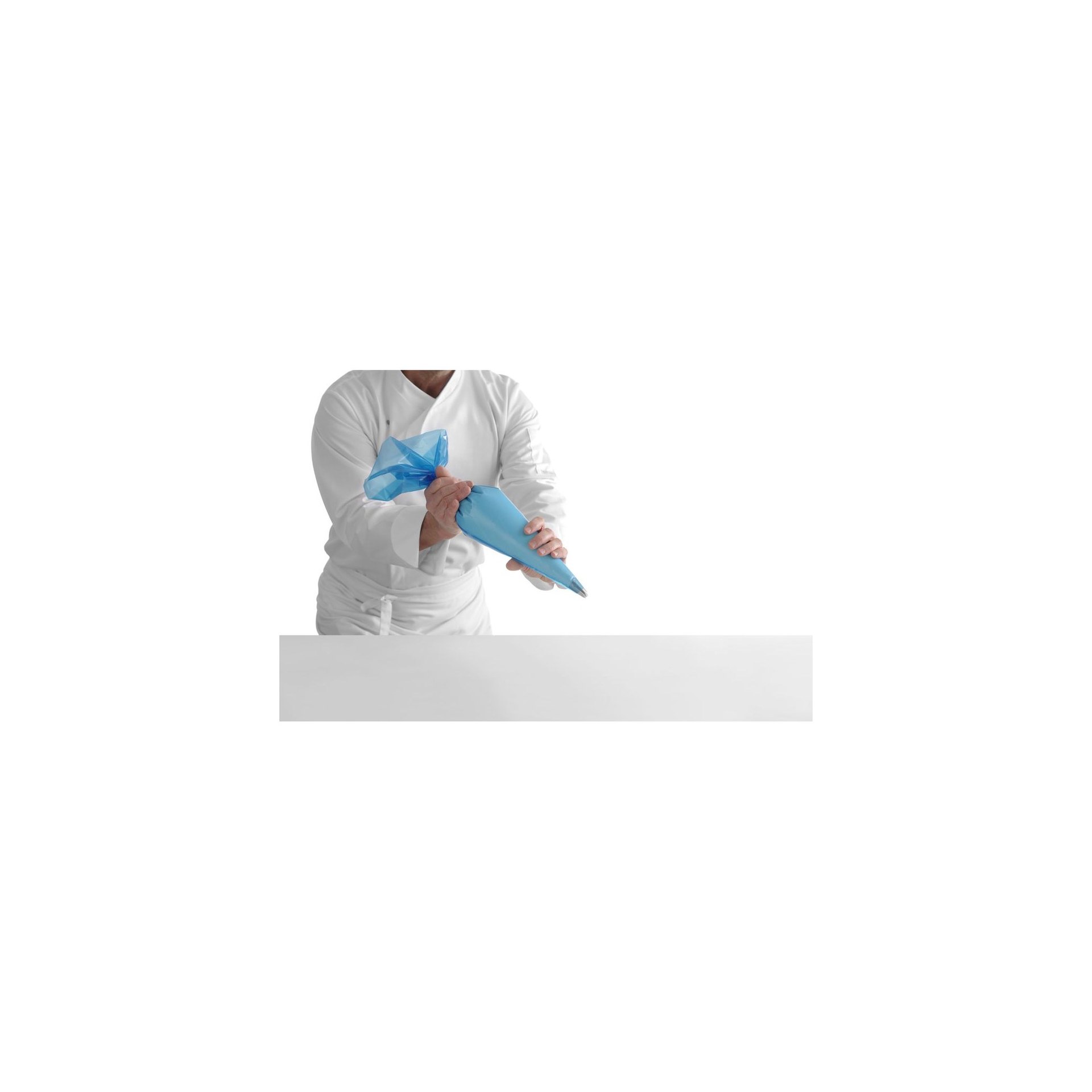 Rutschfeste Spritzbeutel, Blau, 100 Stk., 515x280mm