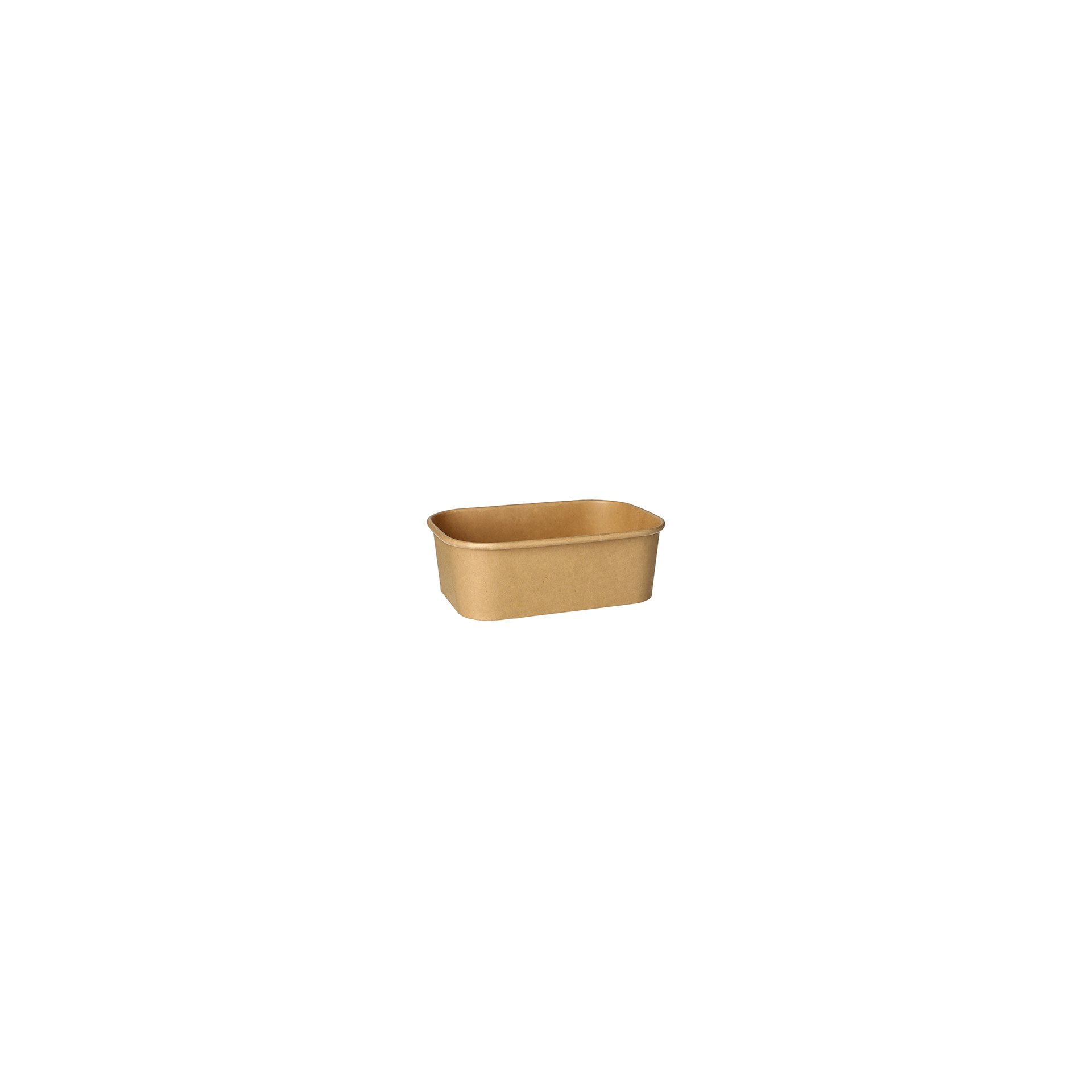 Verpackungsbecher, Pappe rechteckig 750 ml 5,8 cm x 17,1 cm x 12 cm braun Verpackungsbecher, Pappe rechteckig 750 ml 5,8 cm x 17,1 cm x 12 cm braun
