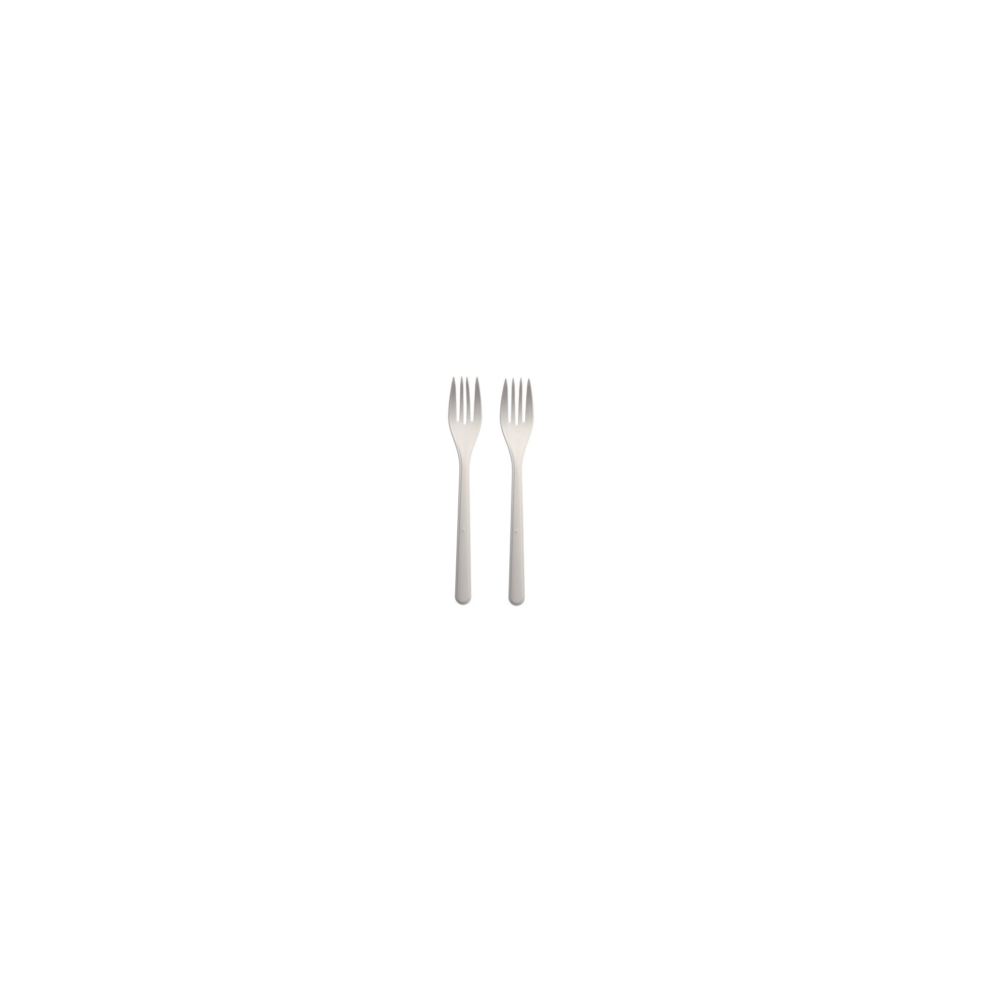 "Circulware" Mehrweg-Gabeln PP-MF 18,5 cm weiss extra stabil "Circulware" Mehrweg-Gabeln PP-MF 18,5 cm weiss extra stabil