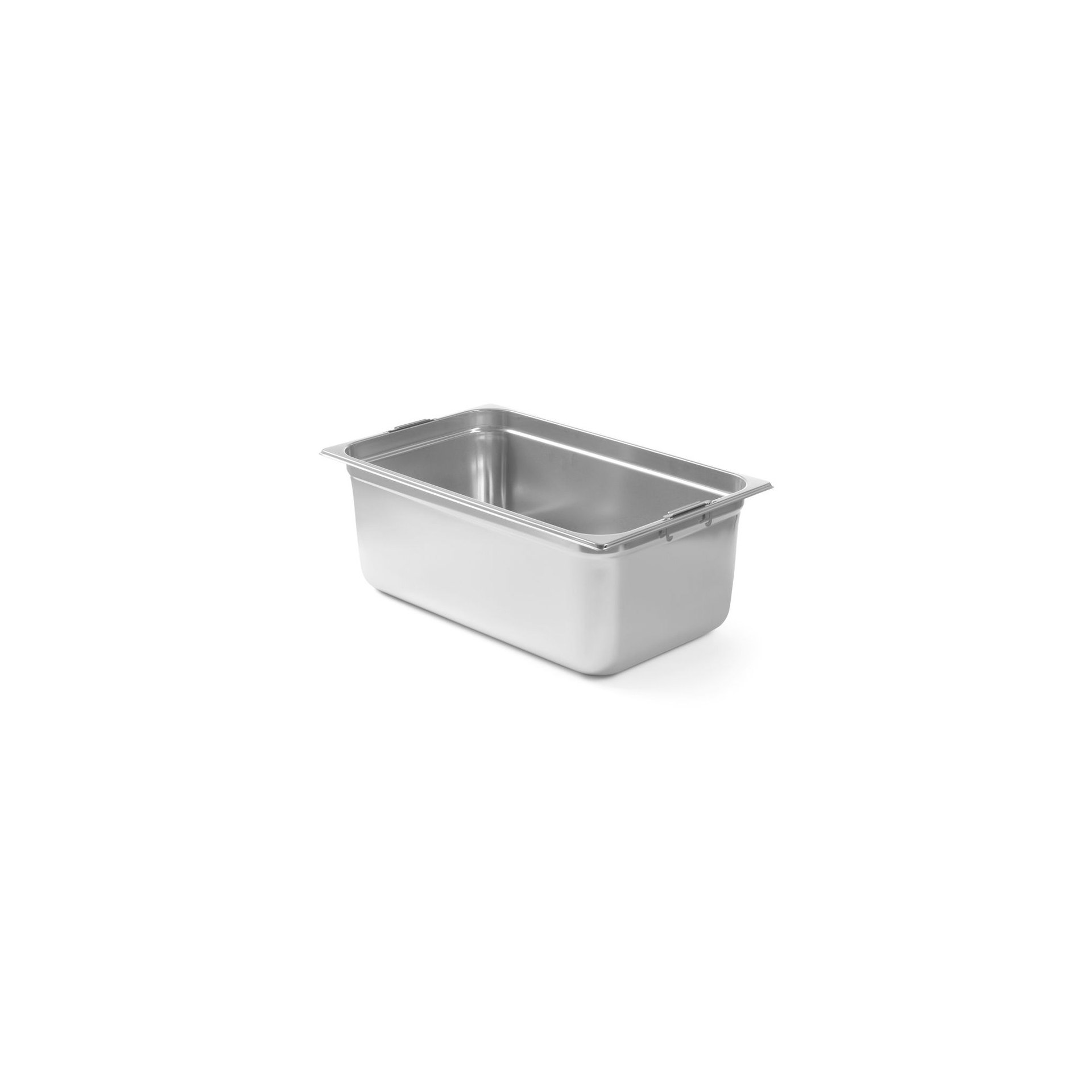 GN-Behälter mit einklappbaren Griffen, GN 1/1, 14L, 530x325x(H)100mm