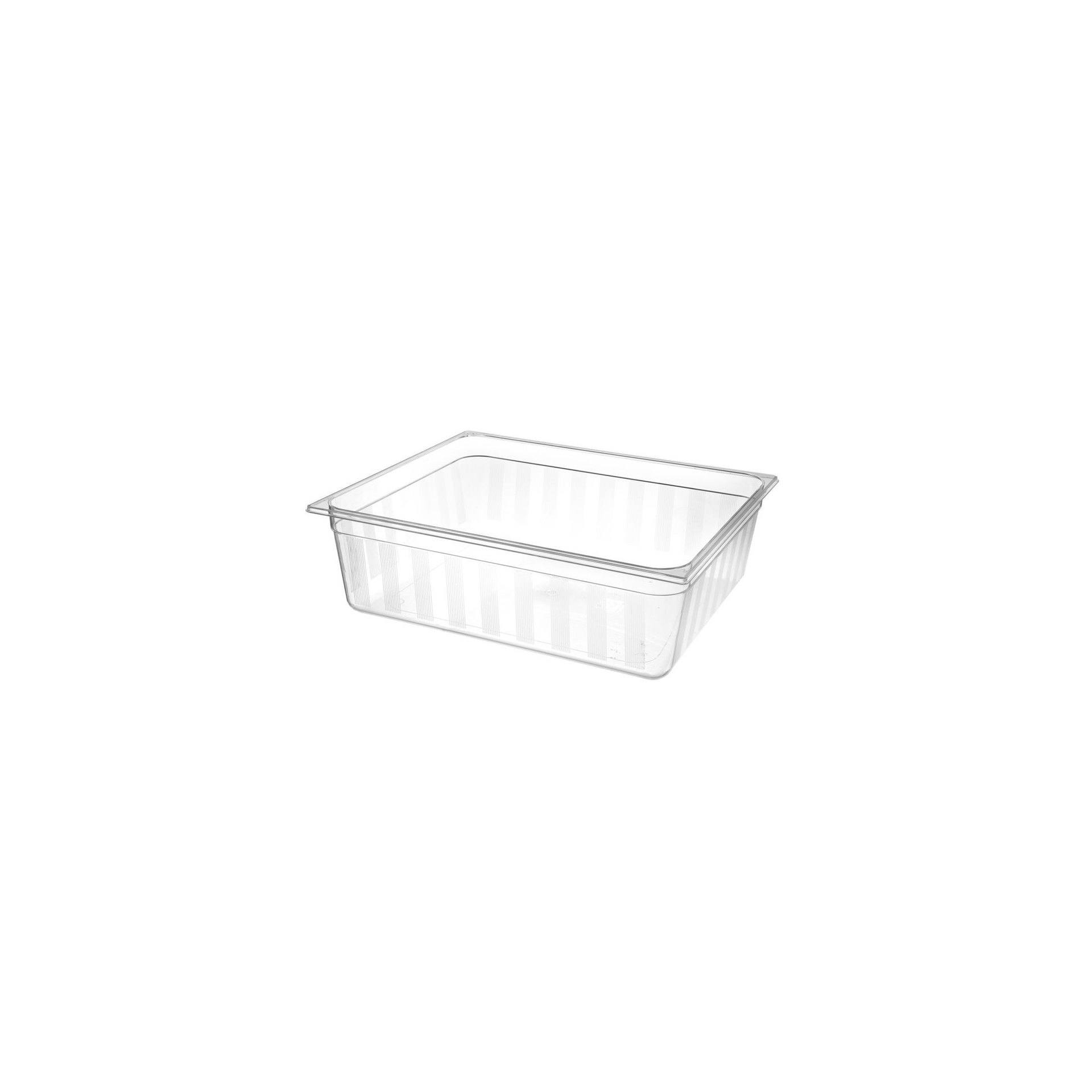 Gastronorm-Behälter 2/1, GN 2/1, 58L, Transparent, 650x530x(H)200mm Gastronorm-Behälter 2/1, GN 2/1, 58L, Transparent, 650x530x(H)200mm