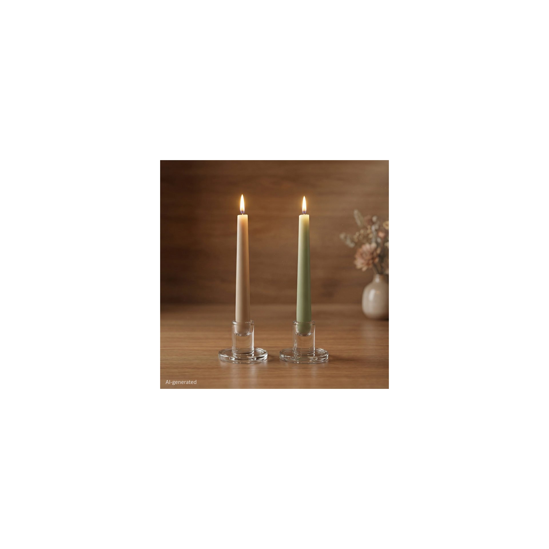 Kerzenhalter Glas Ø 6,6 cm · 5,8 cm Kerzenhalter Glas Ø 6,6 cm · 5,8 cm