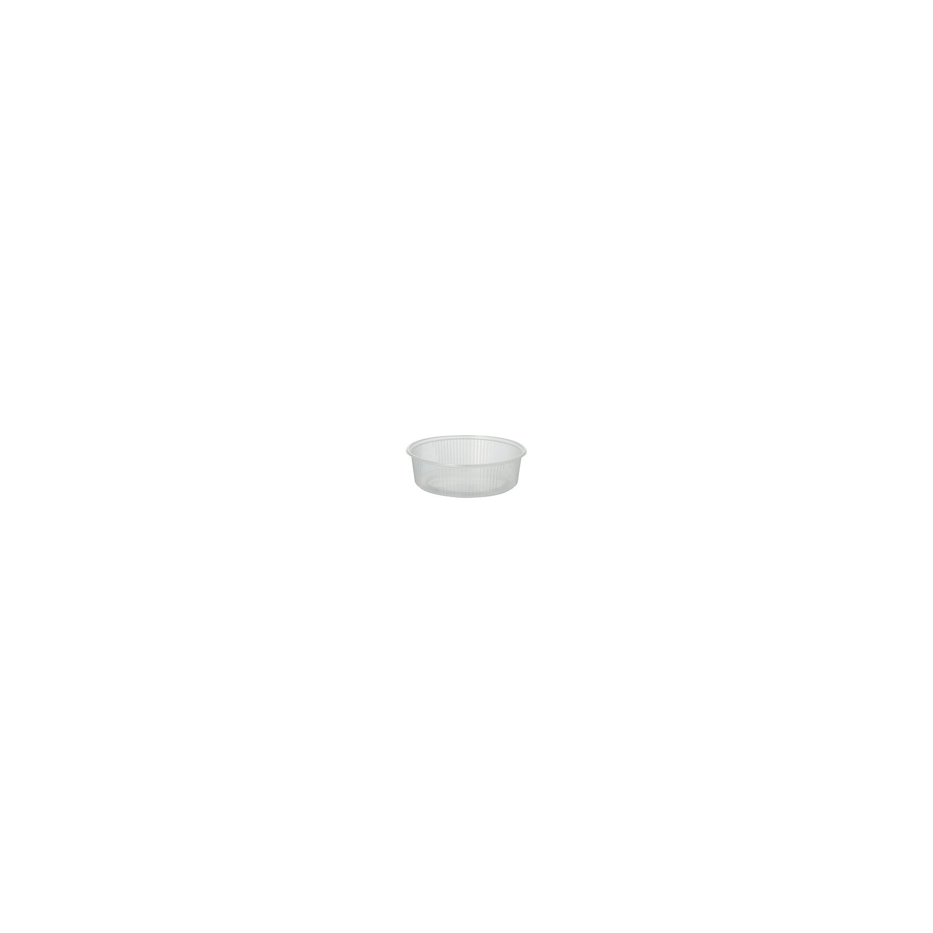 Verpackungsbecher, PP rund 125 ml Ø 10,1 cm · 3,1 cm transparent