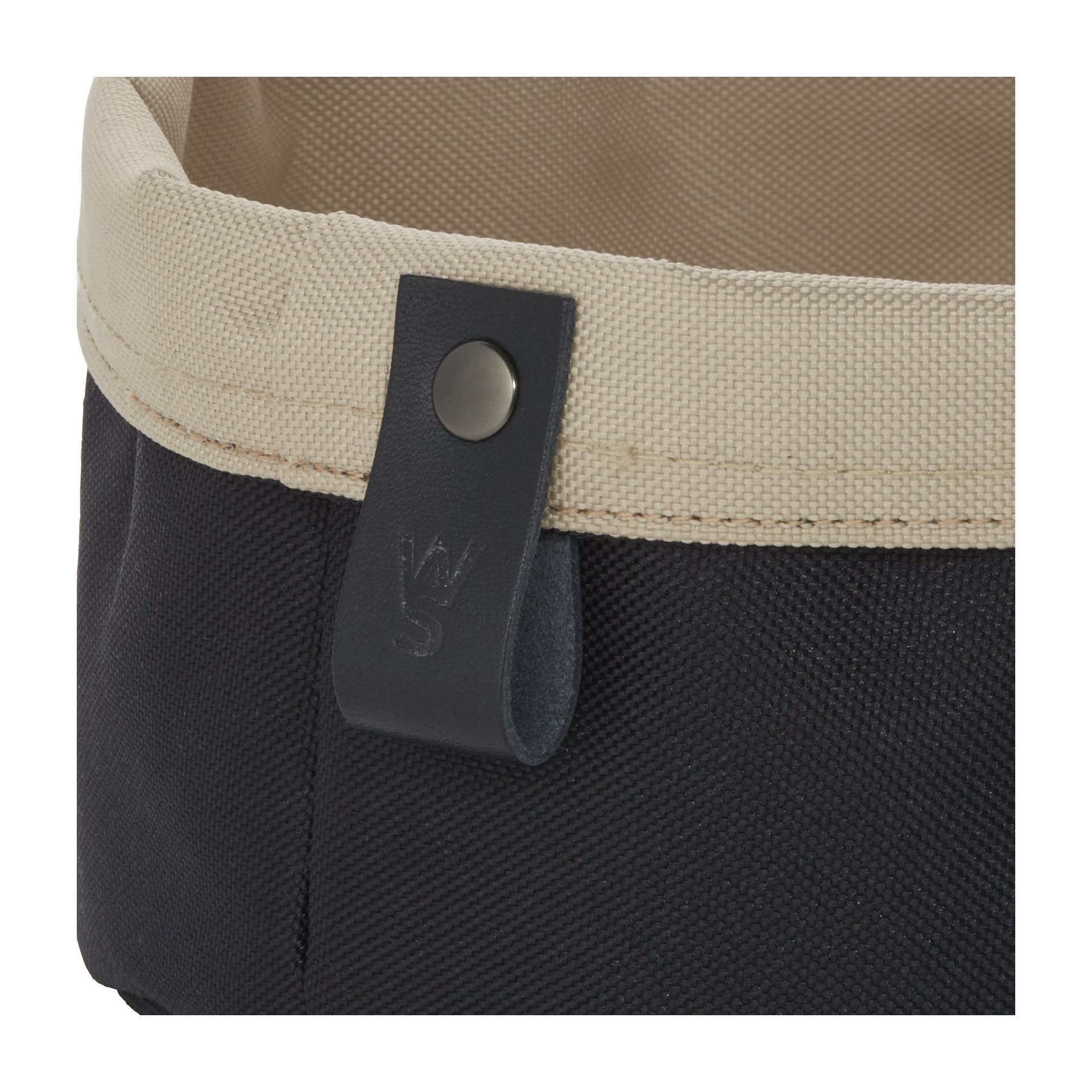 Brottasche FLIP TETRON, Ø 20 cm, Höhe 13 cm, light grey/light khaki, Tetron