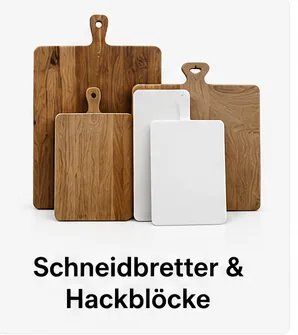 Schneidbretter und Hackblöcke für Gastronomie, Catering und Profiküche