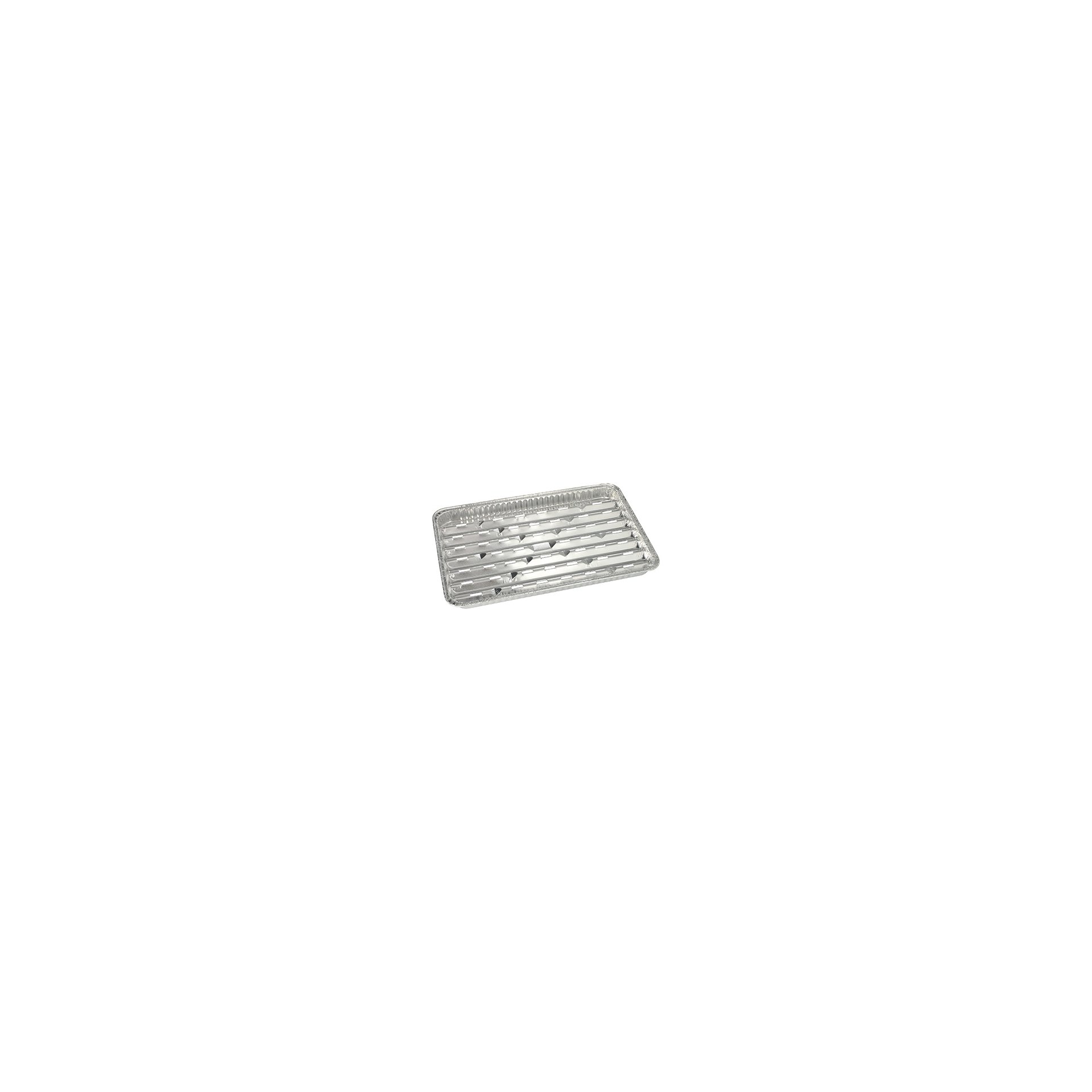 Grillschalen, Alu eckig 2,5 cm x 23 cm x 34 cm