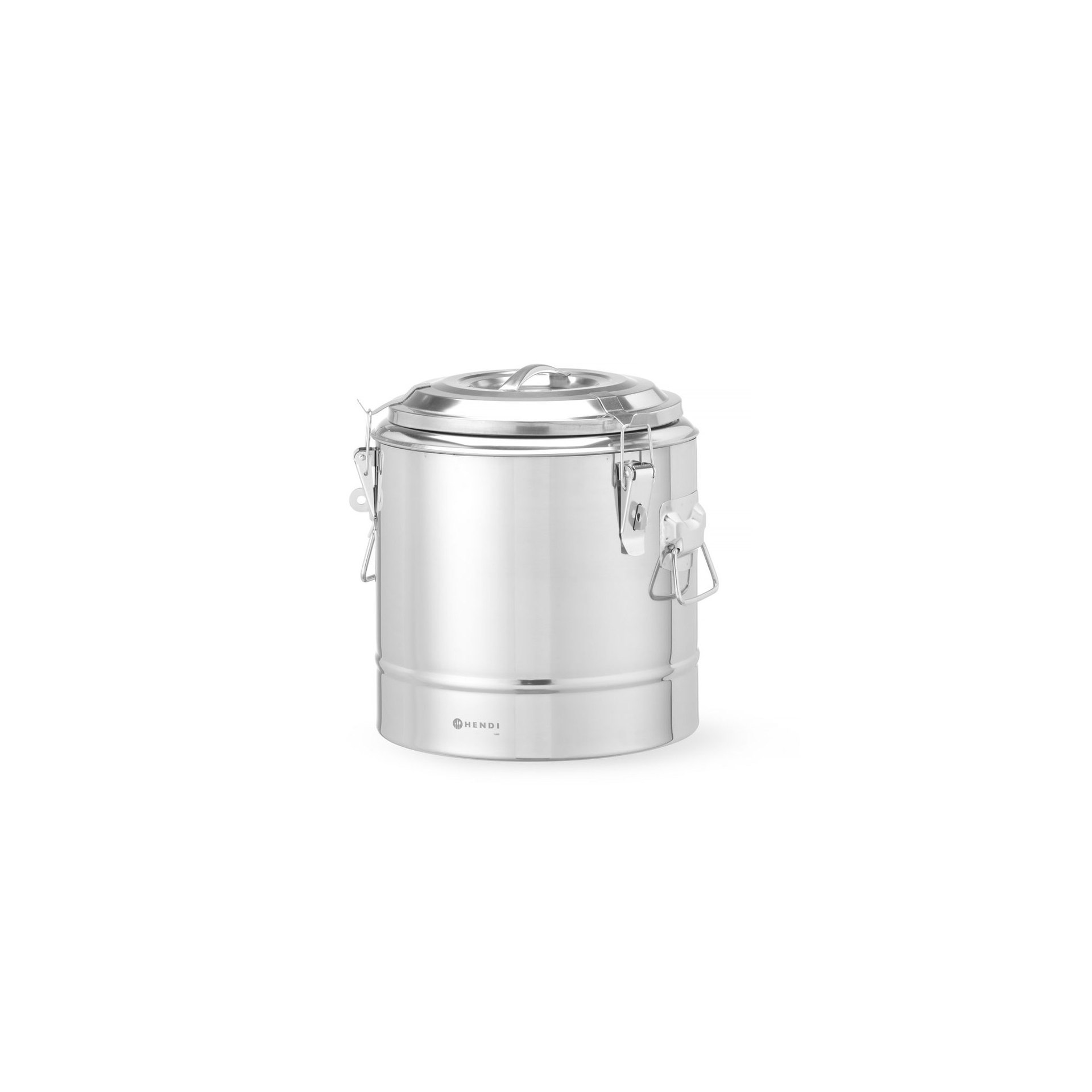 Isolierter tragbarer Behälter, Kitchen Line, 11L, Silber, ⌀300x(H)345mm Isolierter tragbarer Behälter, Kitchen Line, 11L, Silber, ⌀300x(H)345mm
