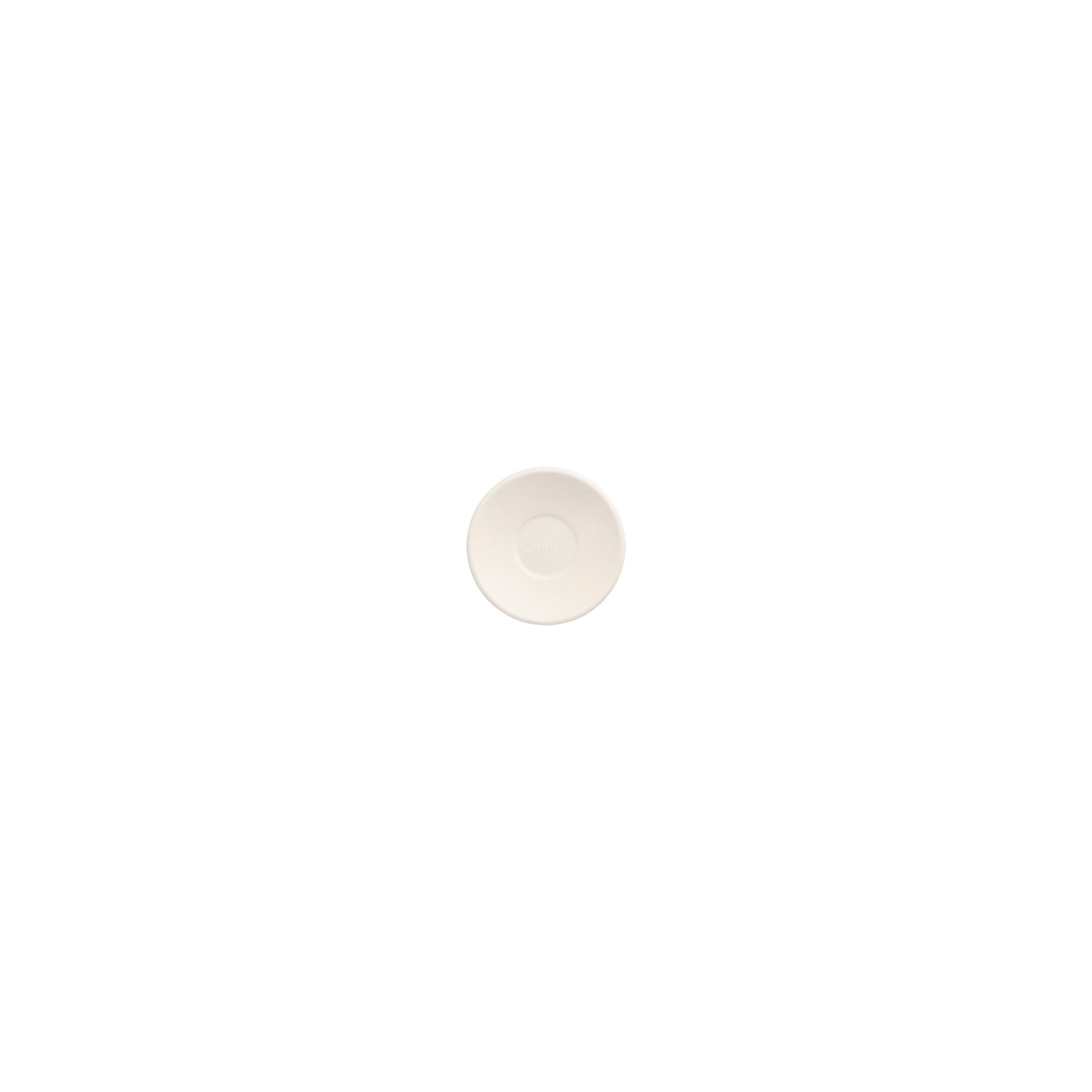 Teller Zuckerrohr "pure" rund Ø 9 cm · 1,3 cm weiss "Cella" Teller Zuckerrohr "pure" rund Ø 9 cm · 1,3 cm weiss "Cella"