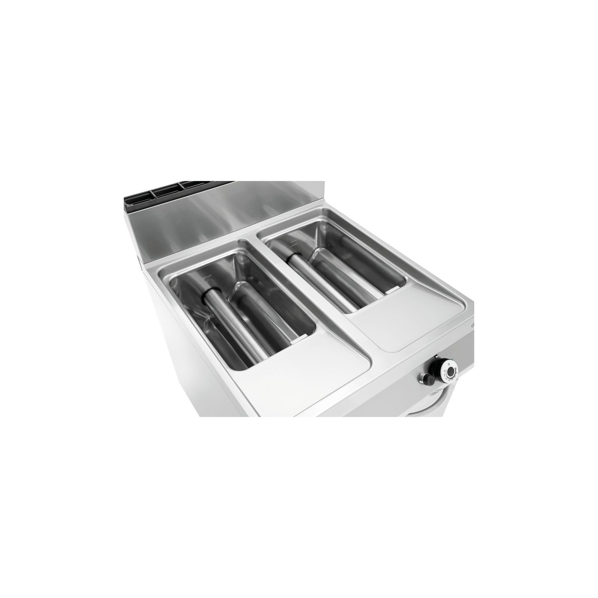 Gas-Standfritteuse, 2 Becken Gas-Standfritteuse, 2 Becken