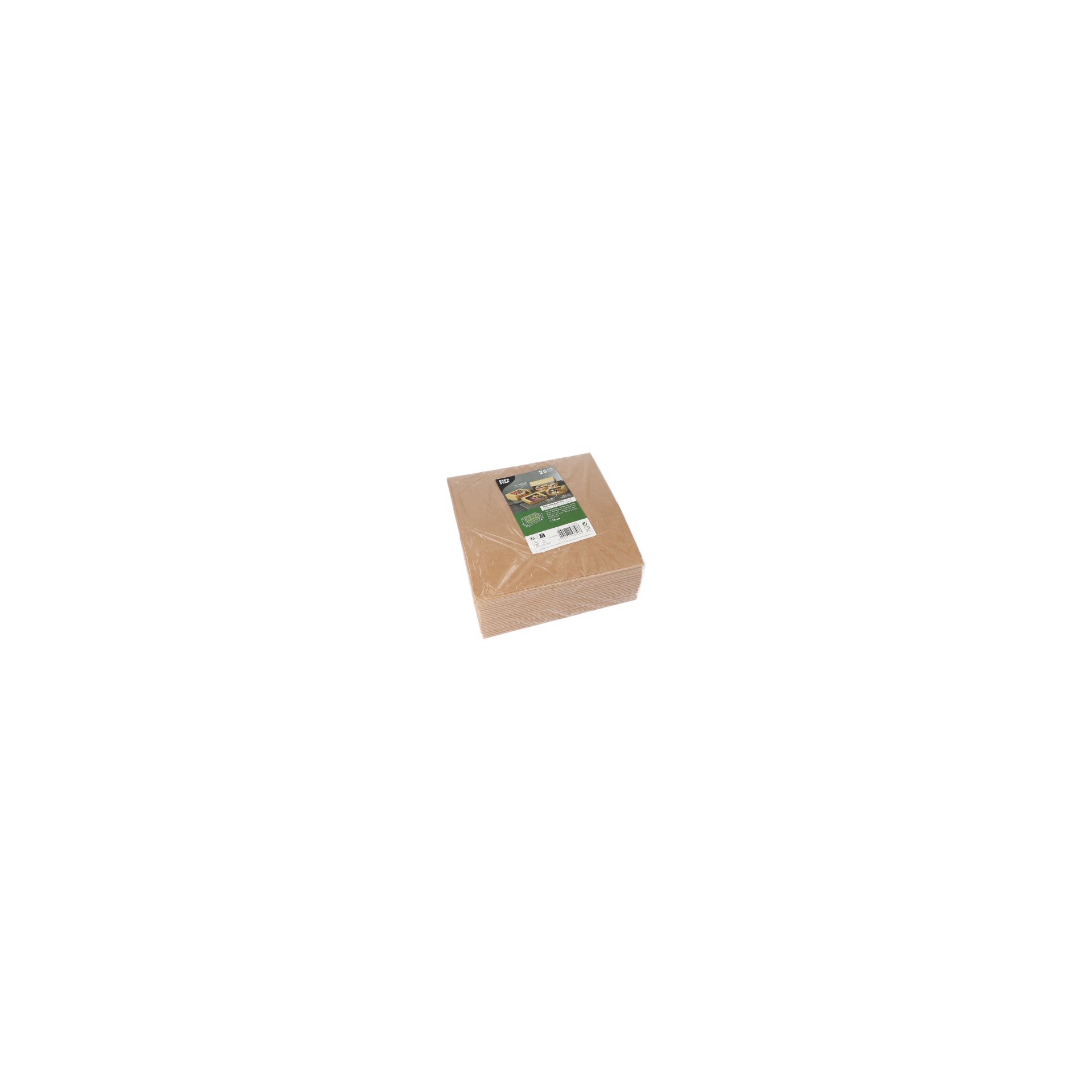 Tortenkartons mit Deckel eckig 10 cm x 22 cm x 12 cm mit Sichtfenster aus PLA