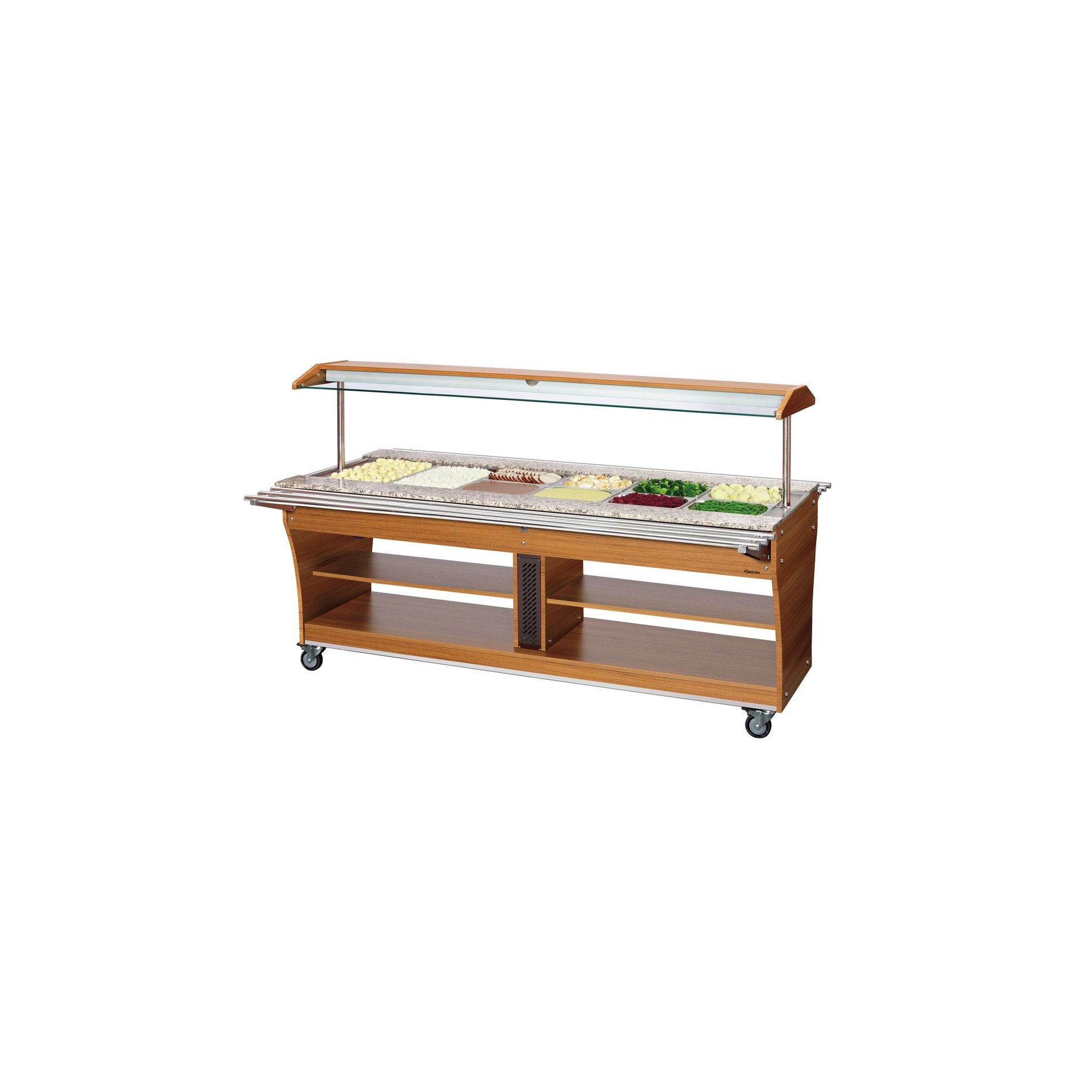 Buffetwagen, warm, 6x 1/1 GN