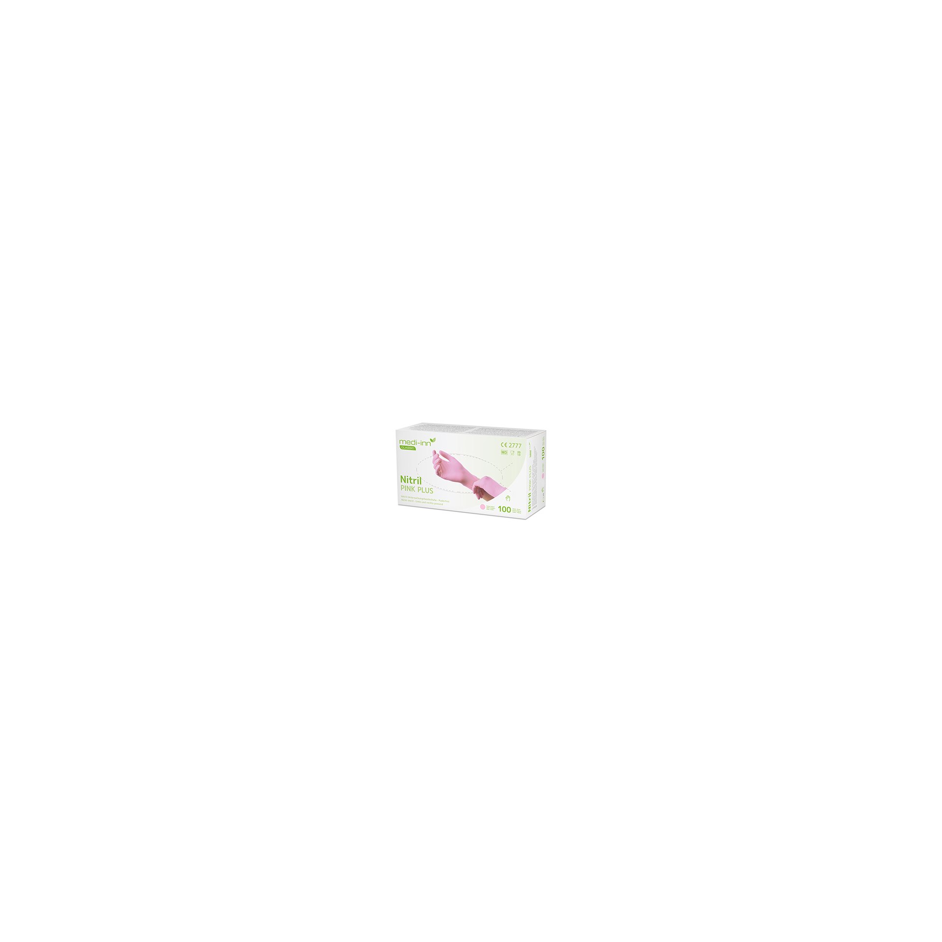 "Medi-Inn Classic" Handschuhe, Nitril puderfrei pink "Nitril Pink Plus" Größe: XS