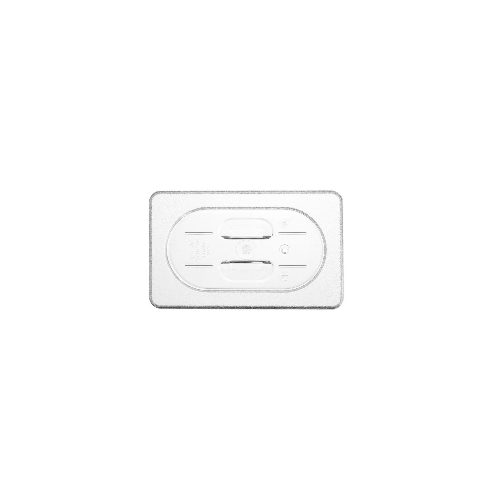 Gastronorm-Deckel, GN 1/9, Transparent, 176x108mm