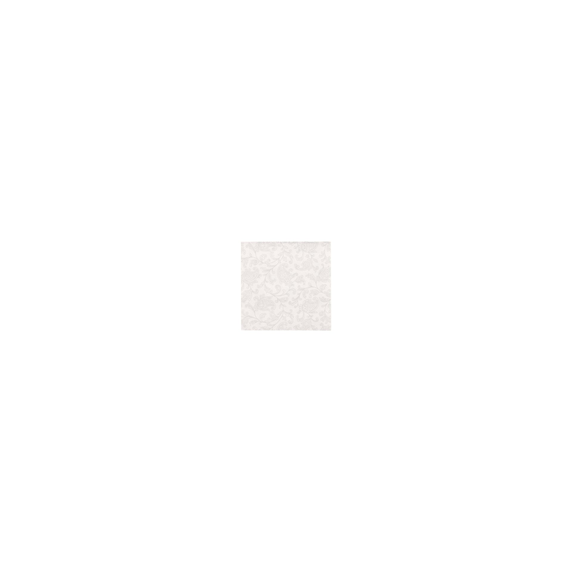 Servietten "ROYAL Collection" 1/4-Falz 25 cm x 25 cm weiss "Ornaments"